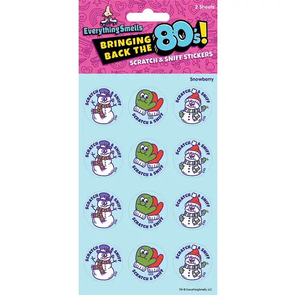 Everything Smells- Scratch & Sniff Sticker Sheets- Snowberry