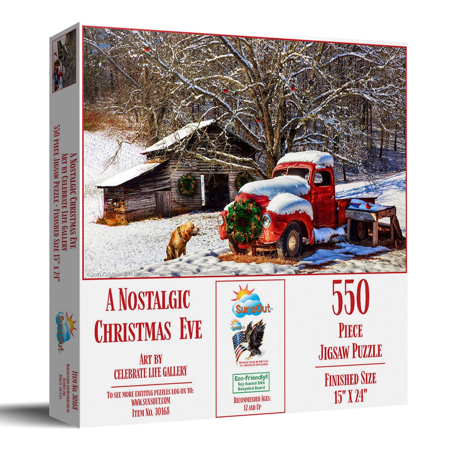 SunsOut- 550 pc A Nostalgic Christmas Eve