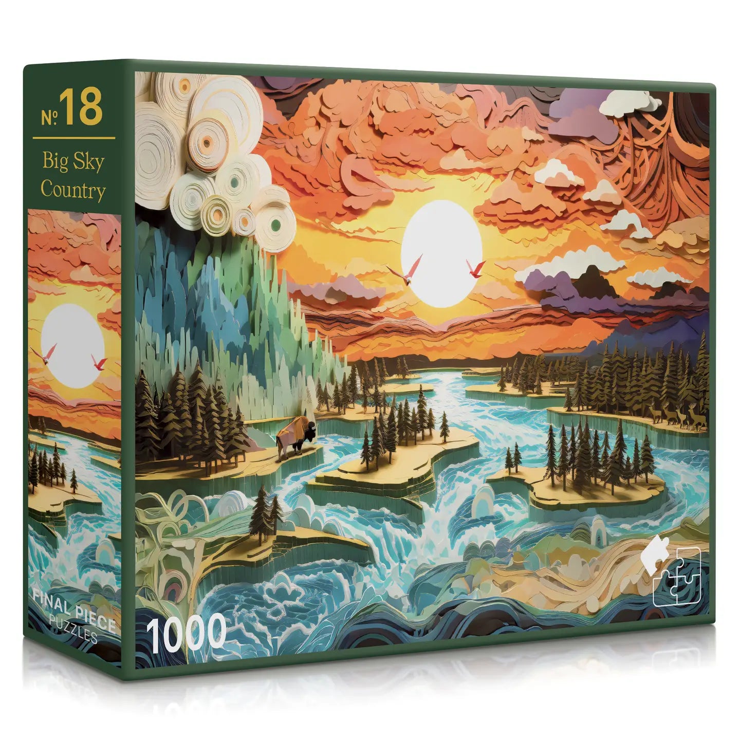 Final Piece No. 18 - Big Sky Country 1000pc Puzzle