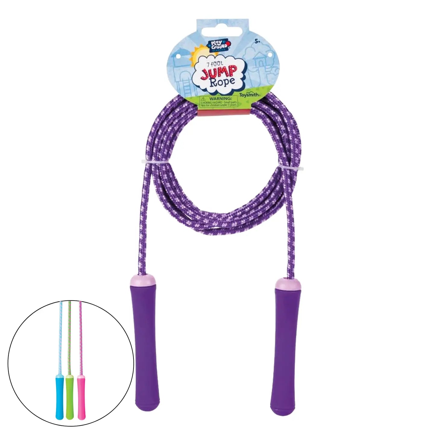 Playground Classics 7' Jump Rope, Assorted Colors