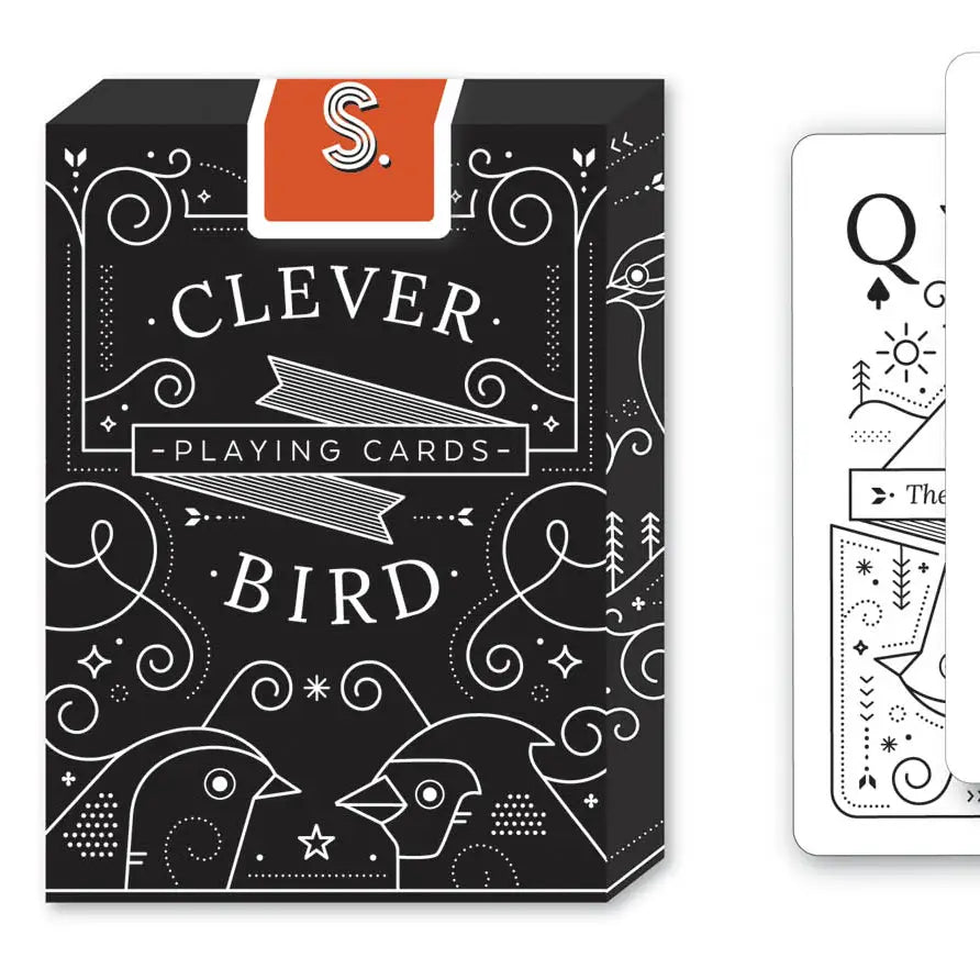 Gibbs Smith- Clever Bird Playing Cards