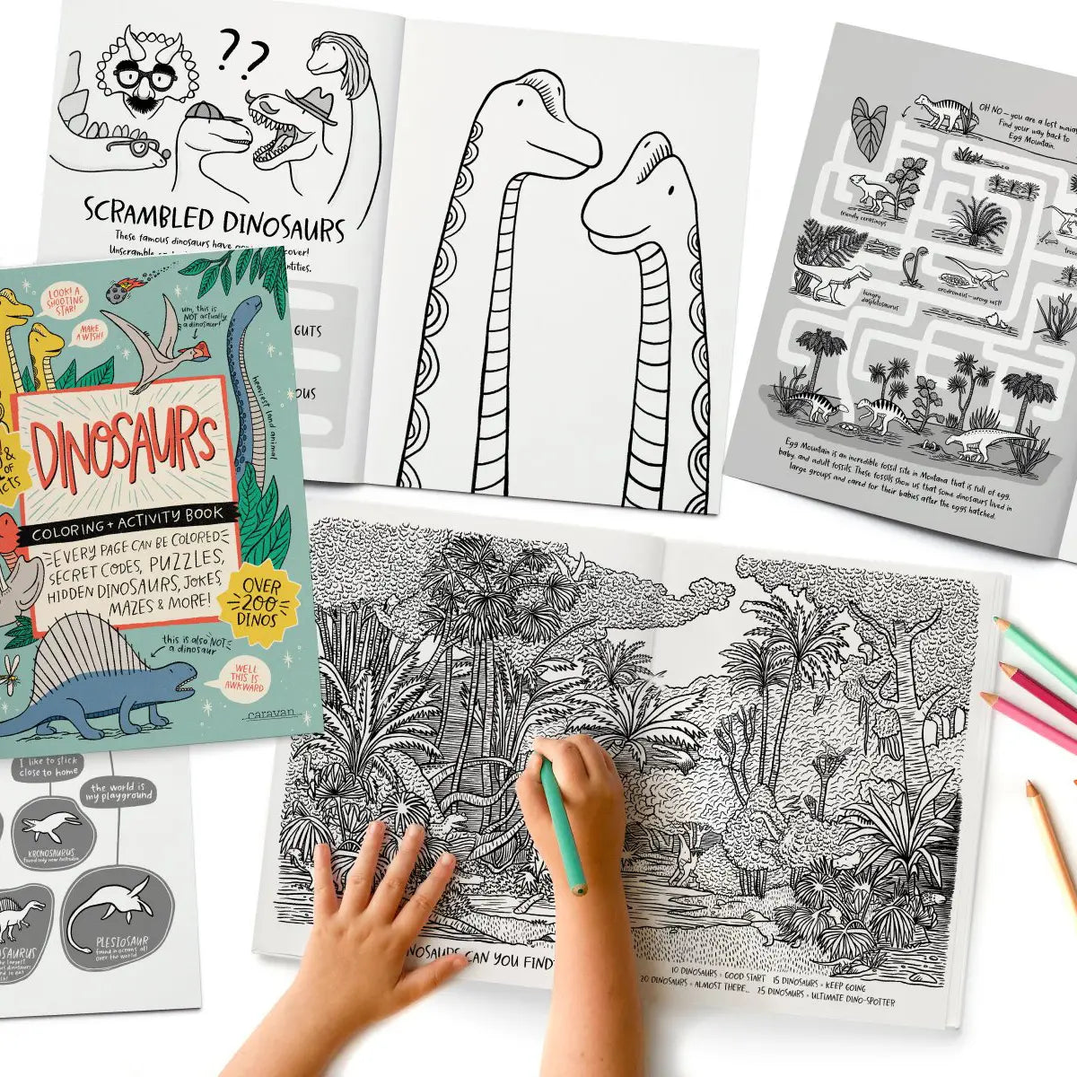 Your Very Favorite: Dinosaurs Coloring + Activity: Mazes, Puzzles, Jokes + More