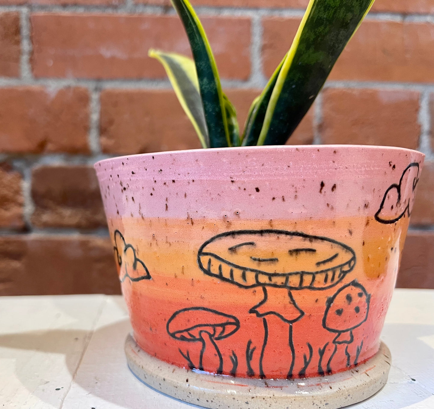 Spunky Sloth Ceramics- Wetland Beauties Planters