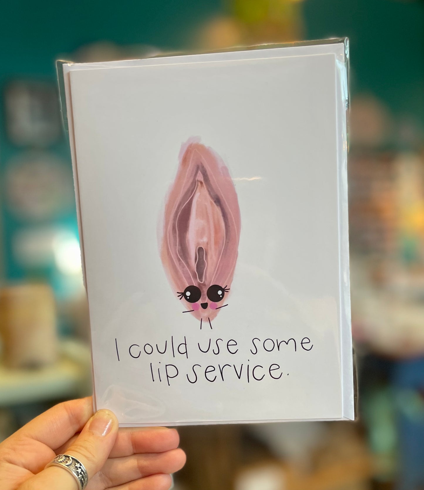 Christine Borst- Clit- Lip Service Card