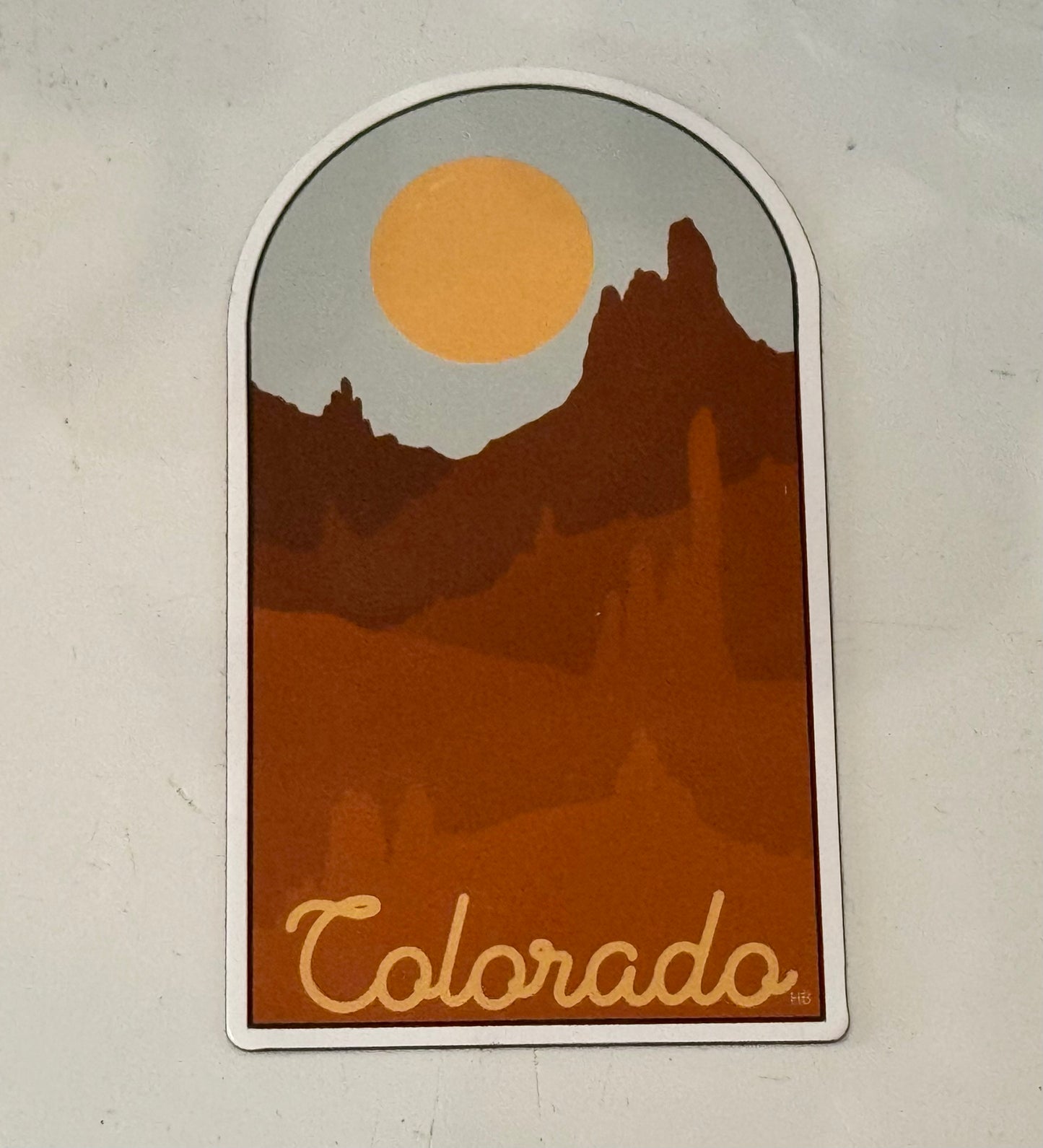 Huckleberry Beads- Colorado Landscape Magnet