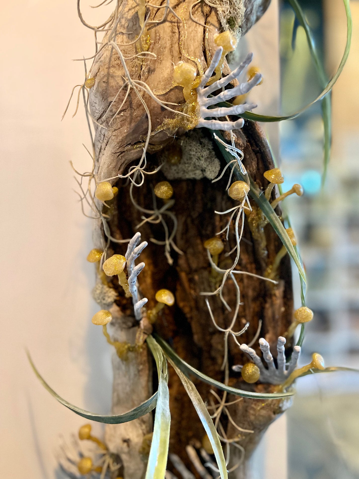 Keely Krueger- Handcrafted Creepy Mushroom Sclupture