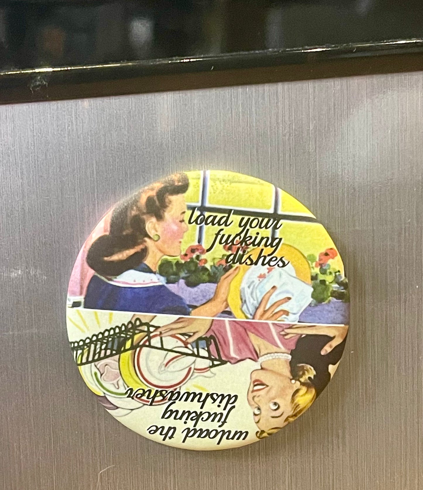 Dishwasher Load and Unload Bottle Opener Magnet