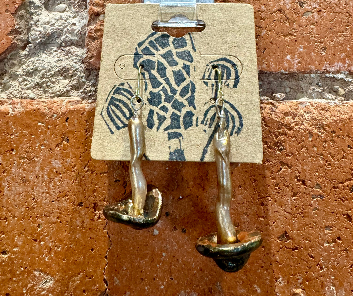 Blossom Designs Hand Crafted Mushroom Earrings