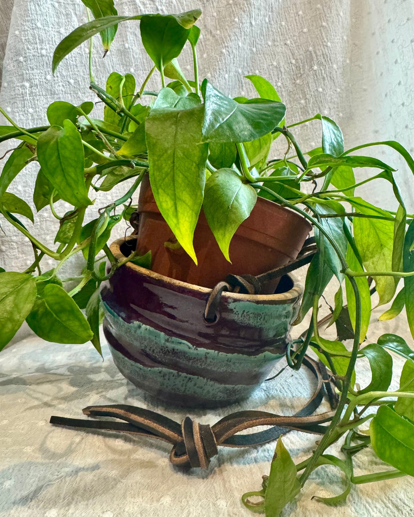 Nitra Olsen Ceramics- Hanging Planters