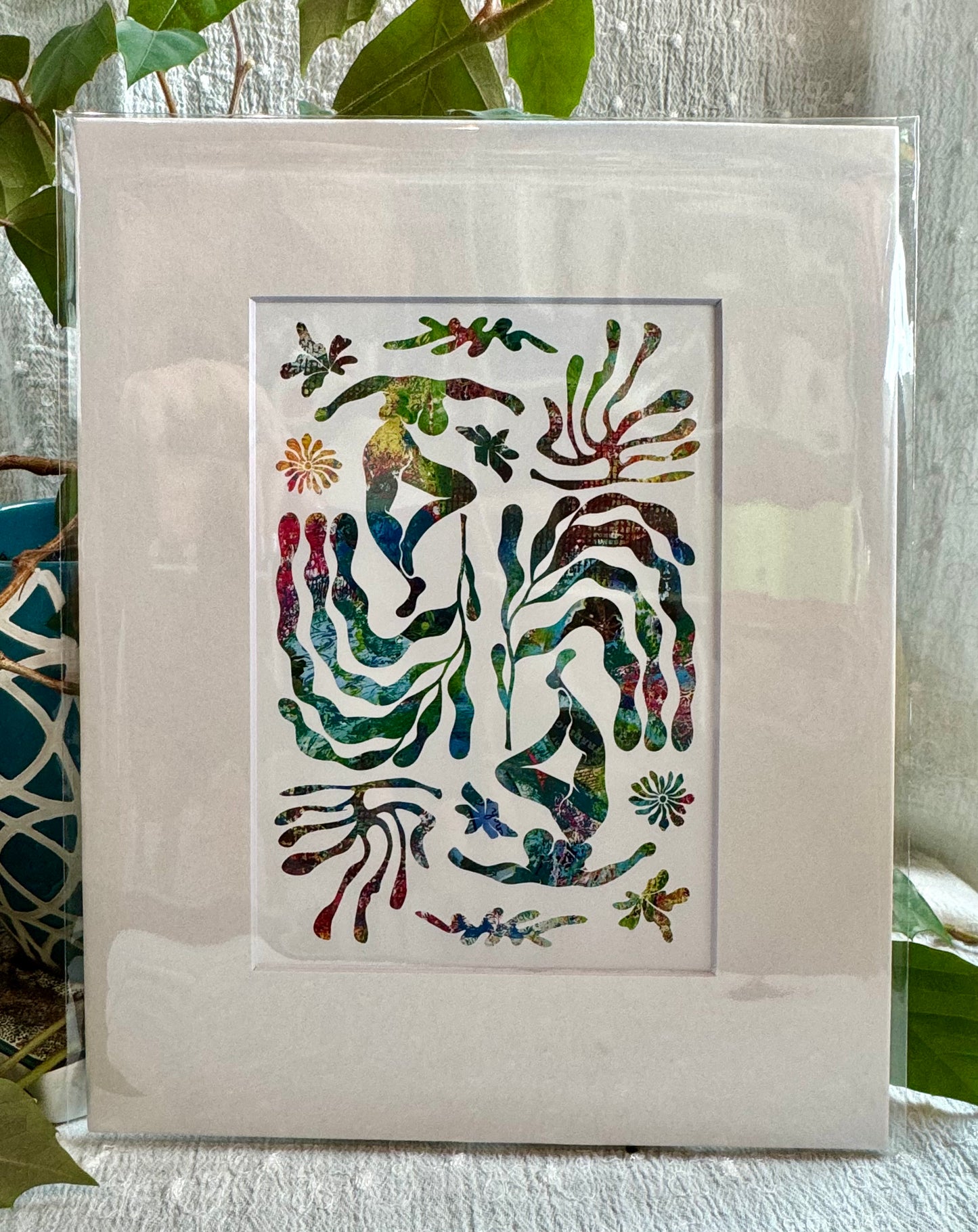 The Sun's Recipe- Matted 5x7 Art Prints- Mixed Media Design