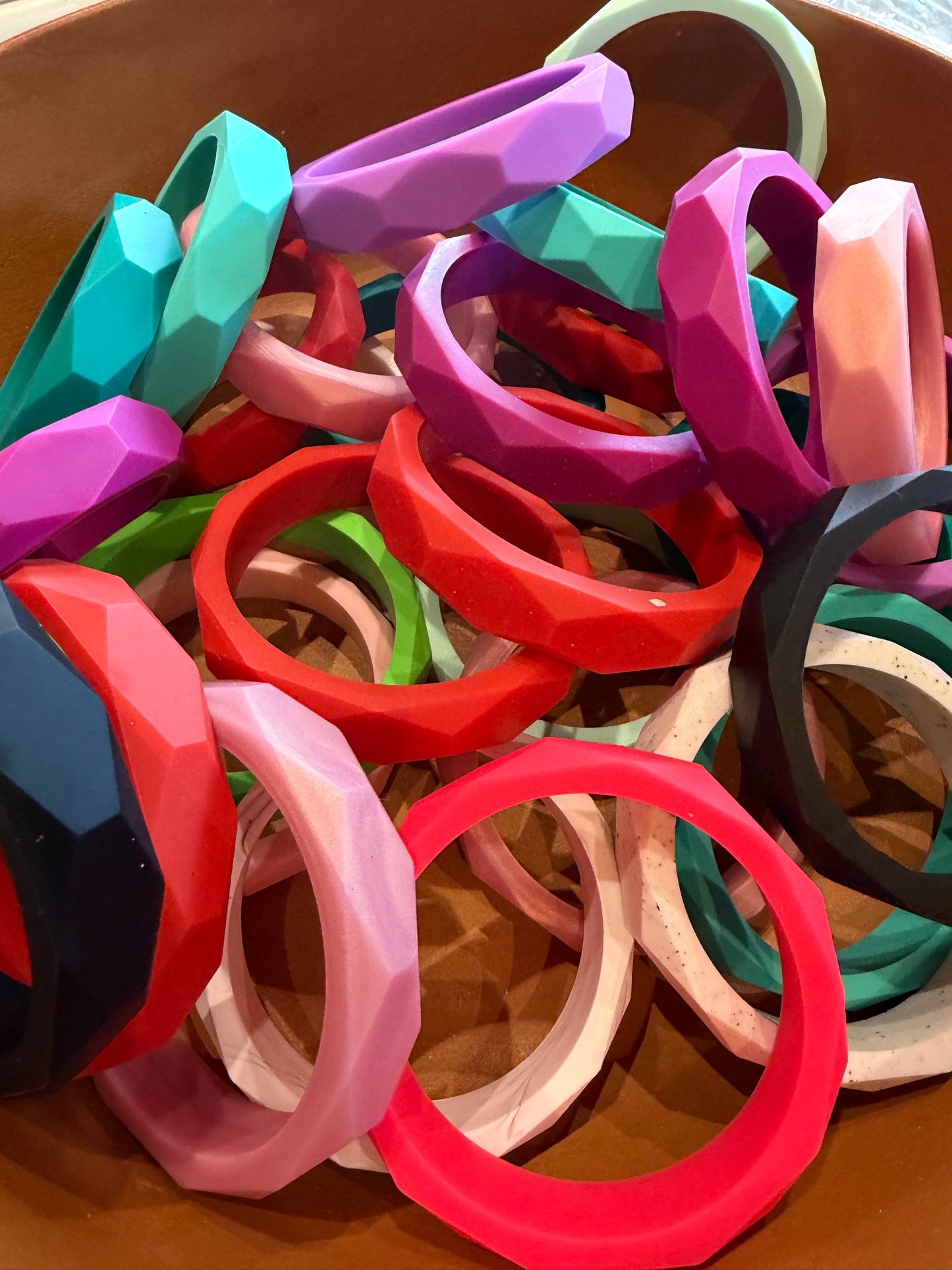 Silicone Faceted Bracelet