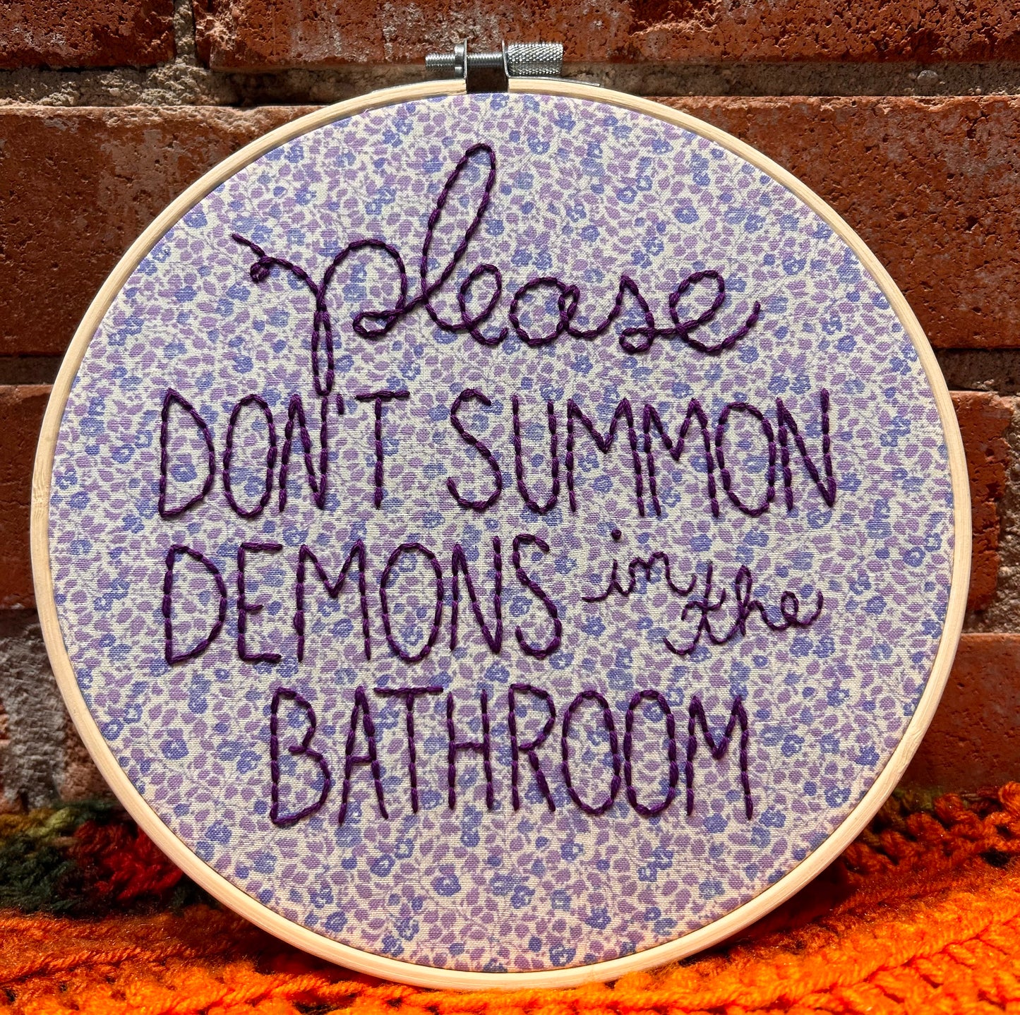 Please Don't Summon Demons Hoop