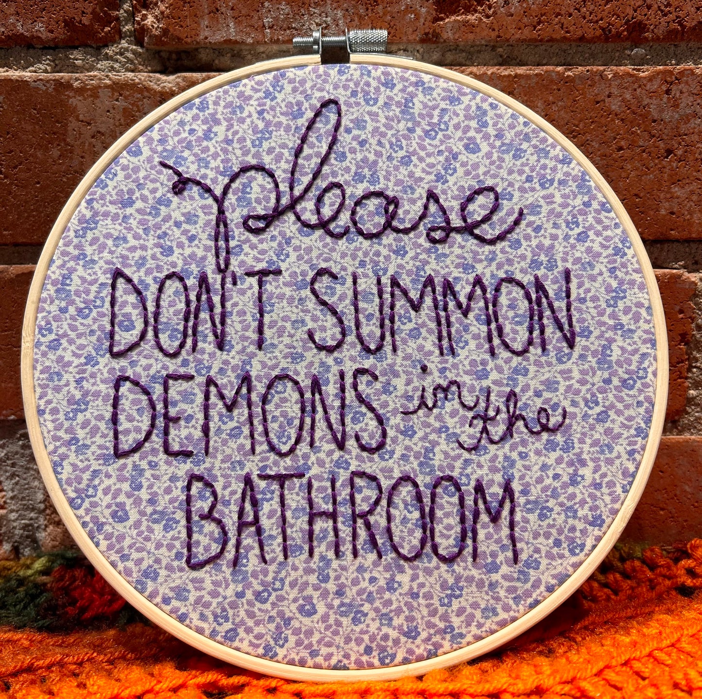 Please Don't Summon Demons Hoop 7"