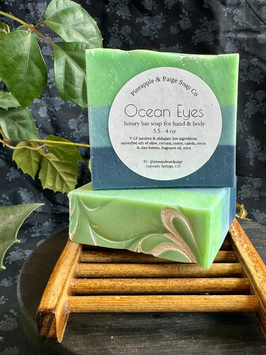 Pineapple & Paige Soap: Ocean Eyes