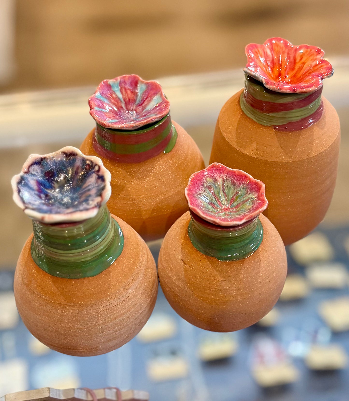 Spunky Sloth Ceramics- Olla with Bee Cup