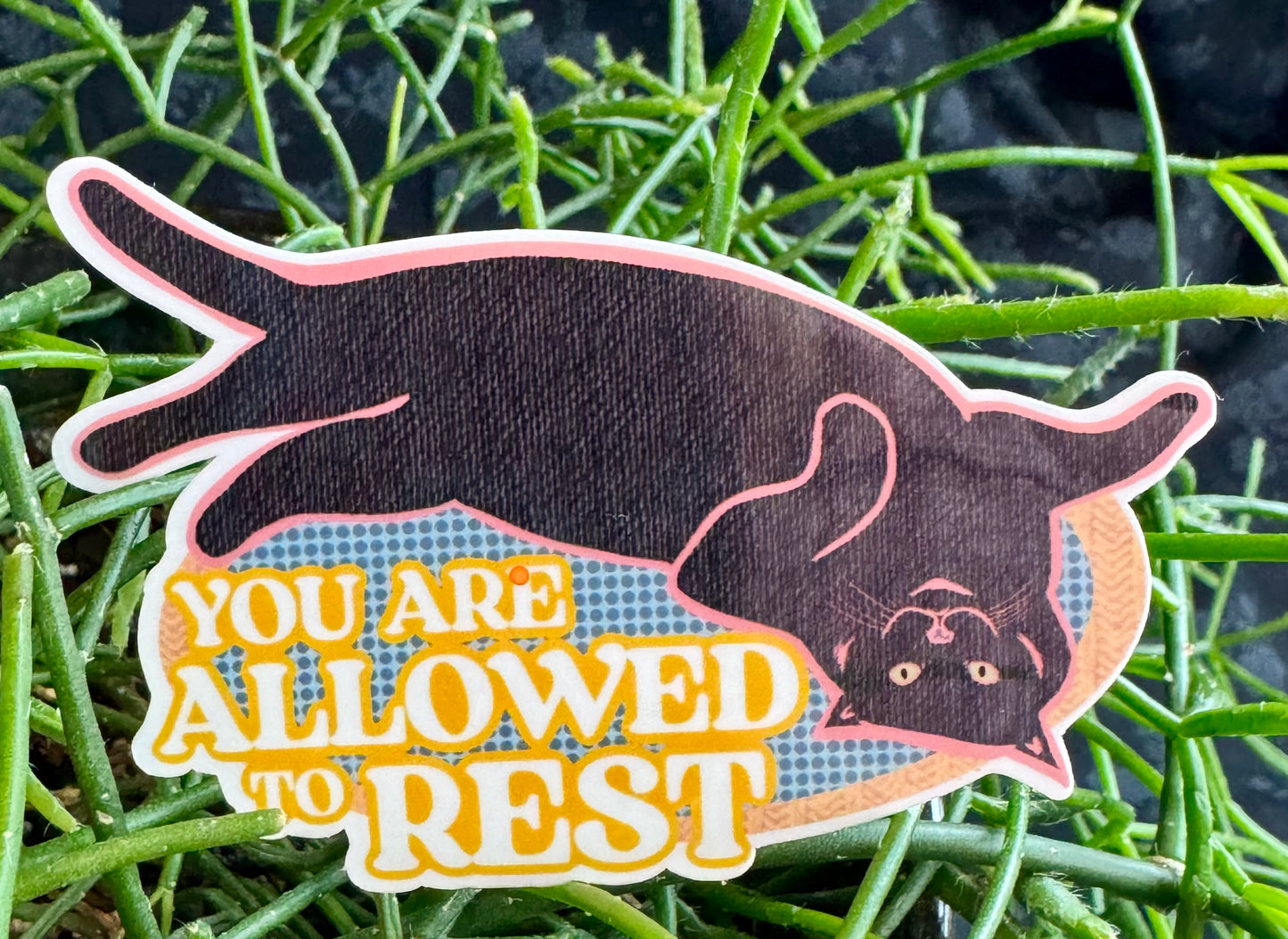 Andromeda Handworks Sticker- Allowed to Rest