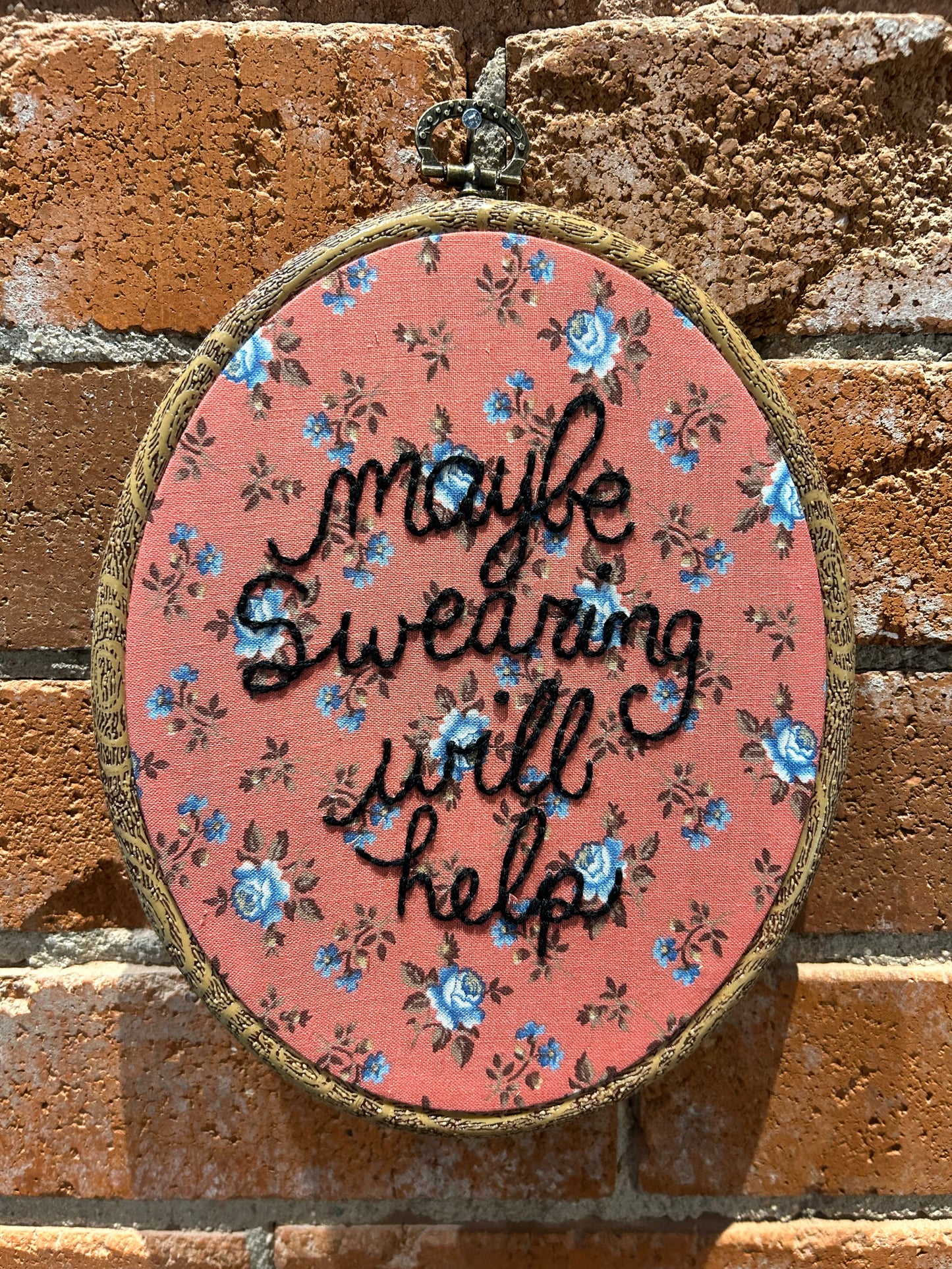 Maybe Swearing Will Help Hoop
