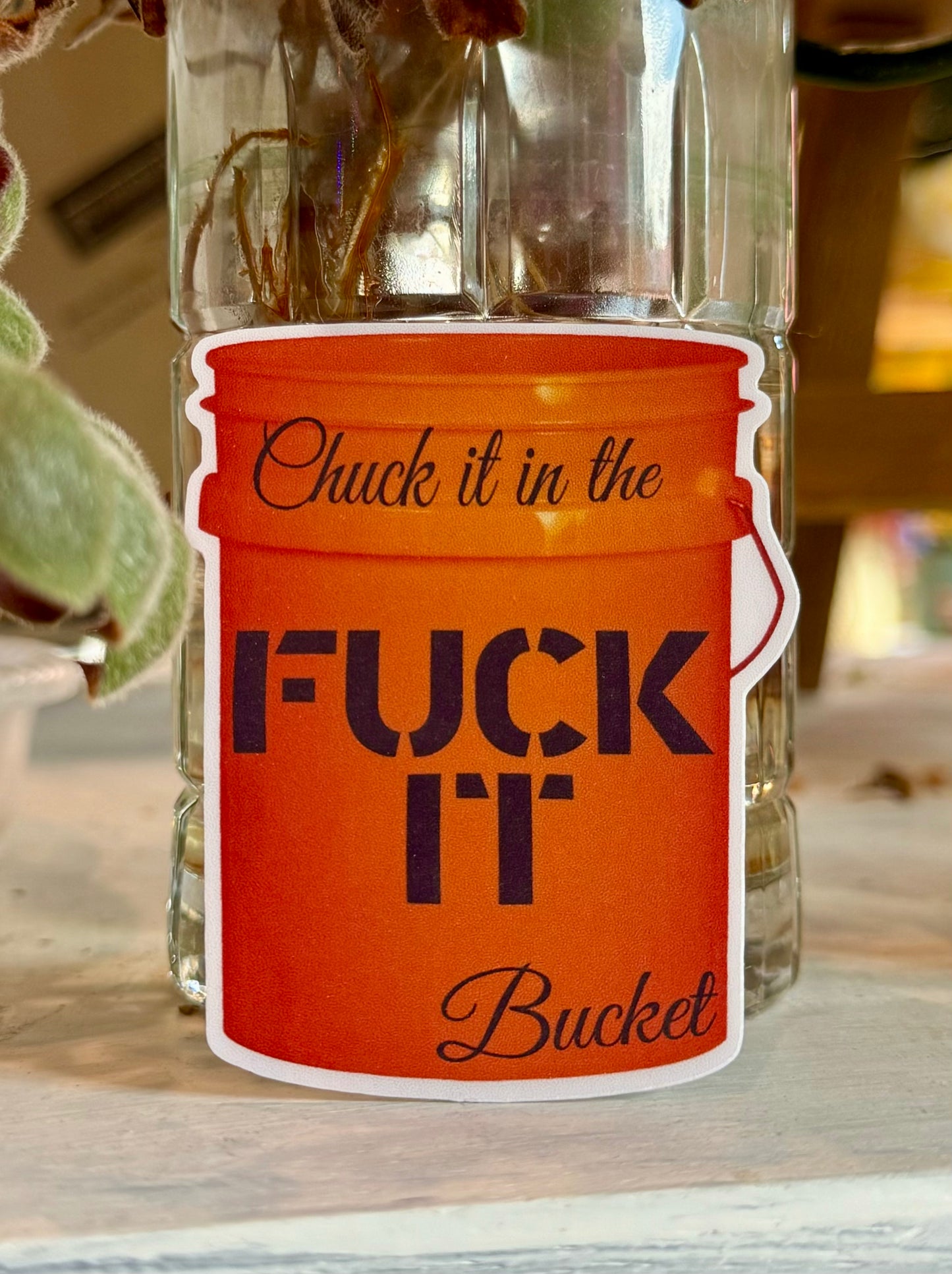 Chuck It Bucket Sticker