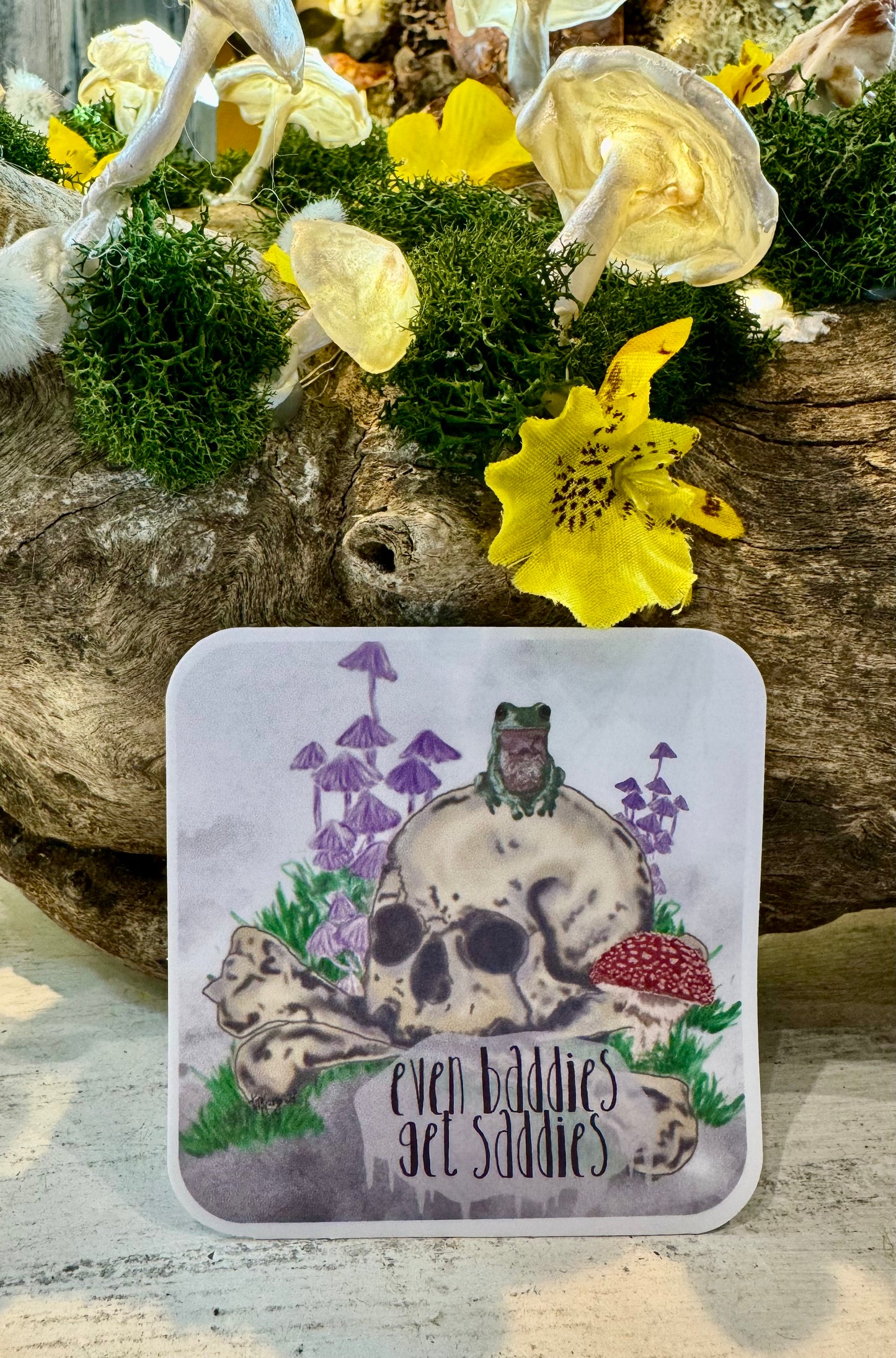 Even Baddies Get Saddies Sticker