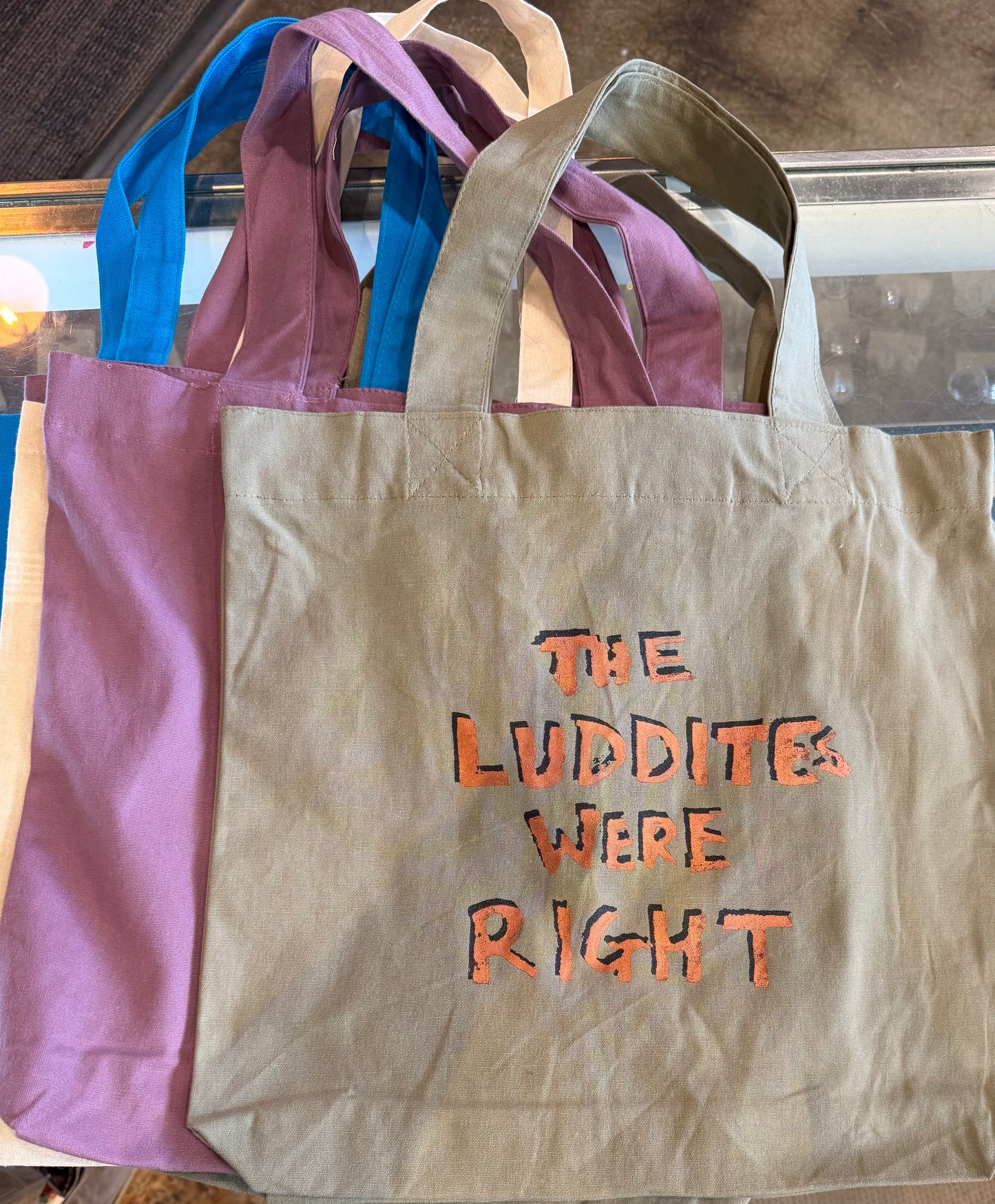 COS Reclaim- Luddites Tote Bag