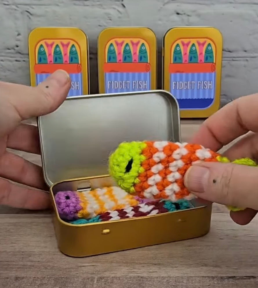 The Salty Stitchery- Fidget Fish 3 Pack