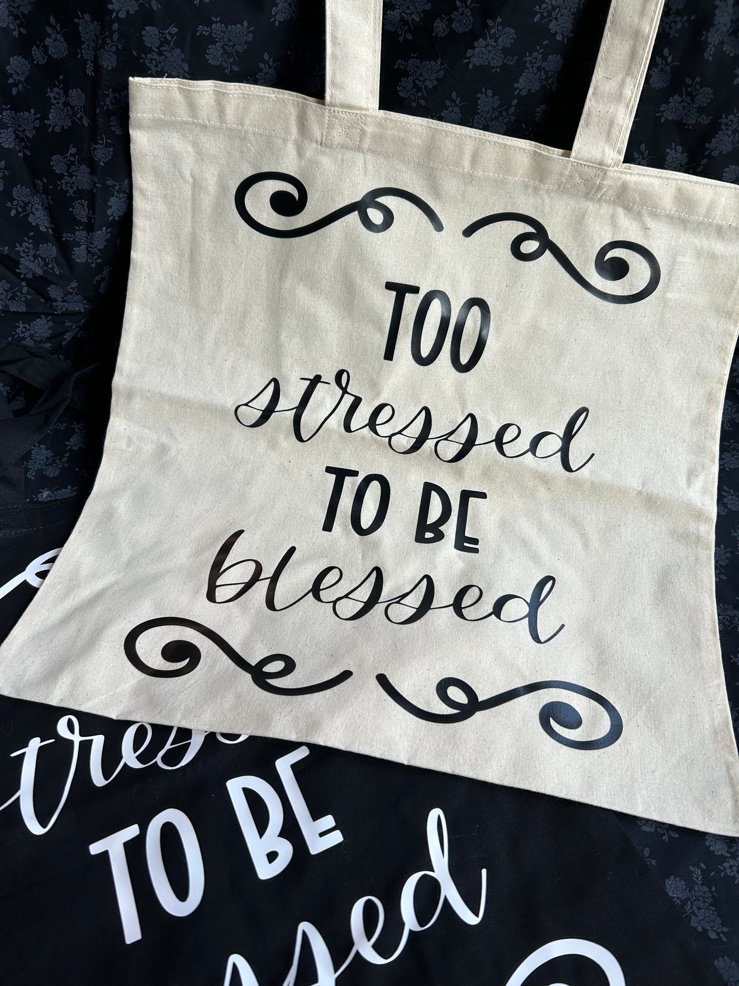 Knots & Crafts by Mikayla Tote Bag- Too Stressed