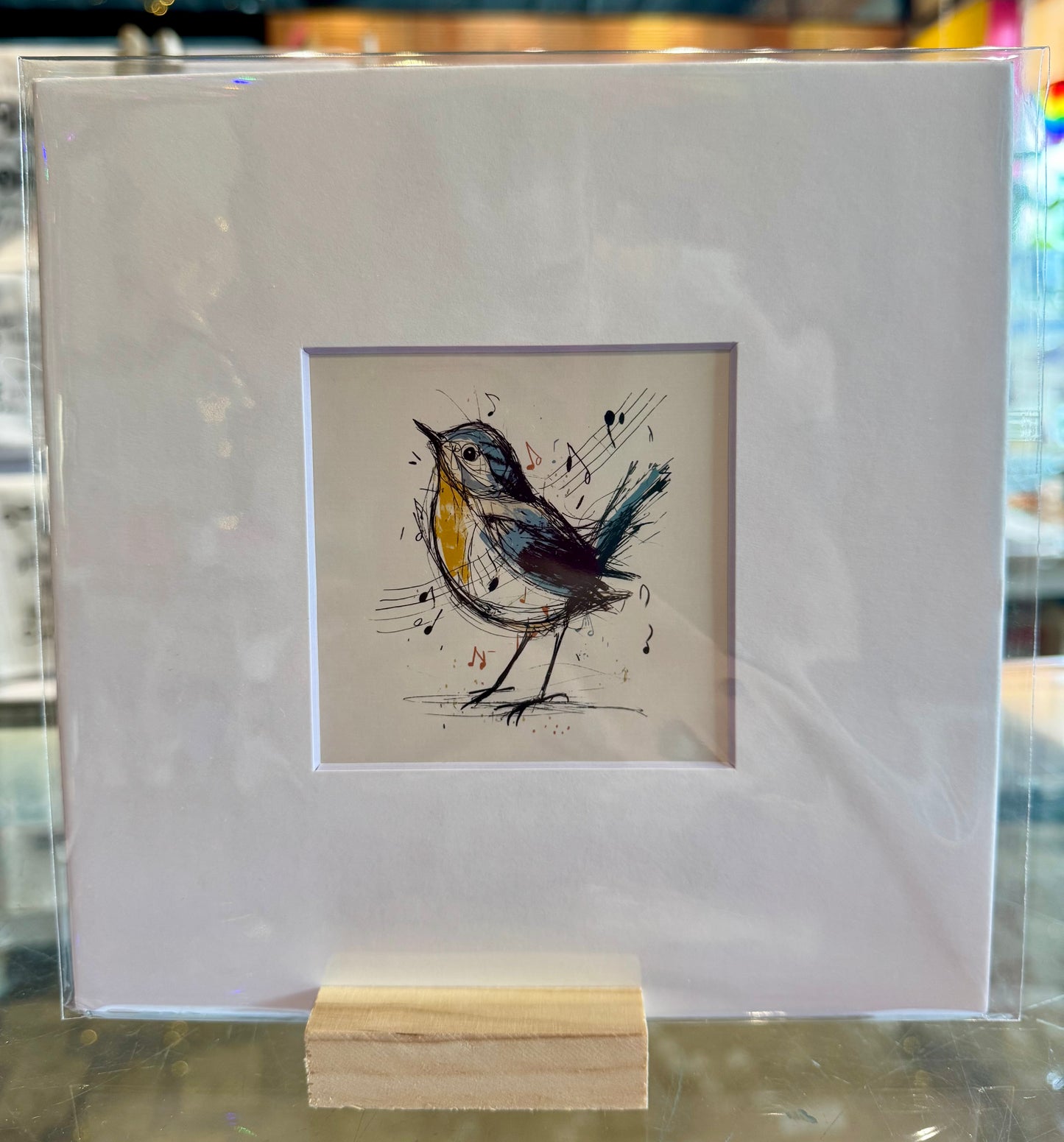 The Sun's Recipe- Matted 3.5"x3.5" Bird Art Prints