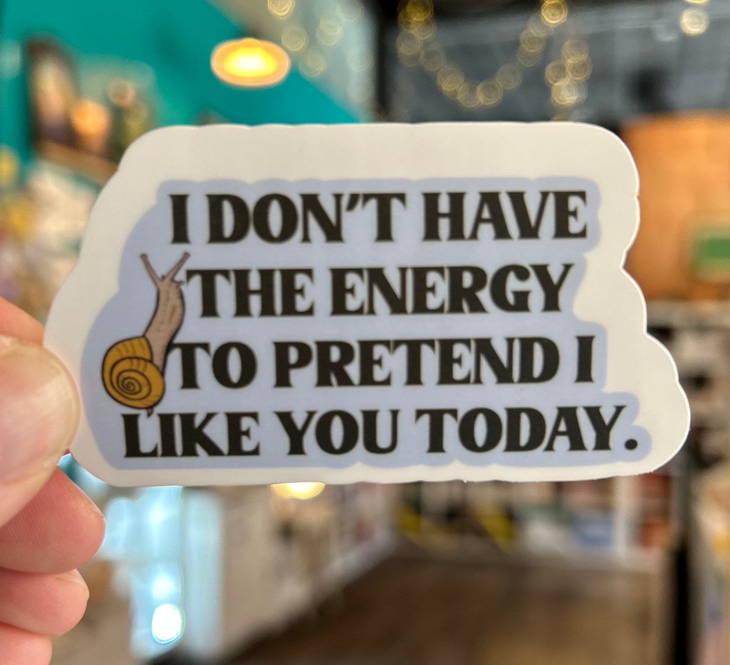 Andromeda Handworks Sticker- I Don't Have the Energy