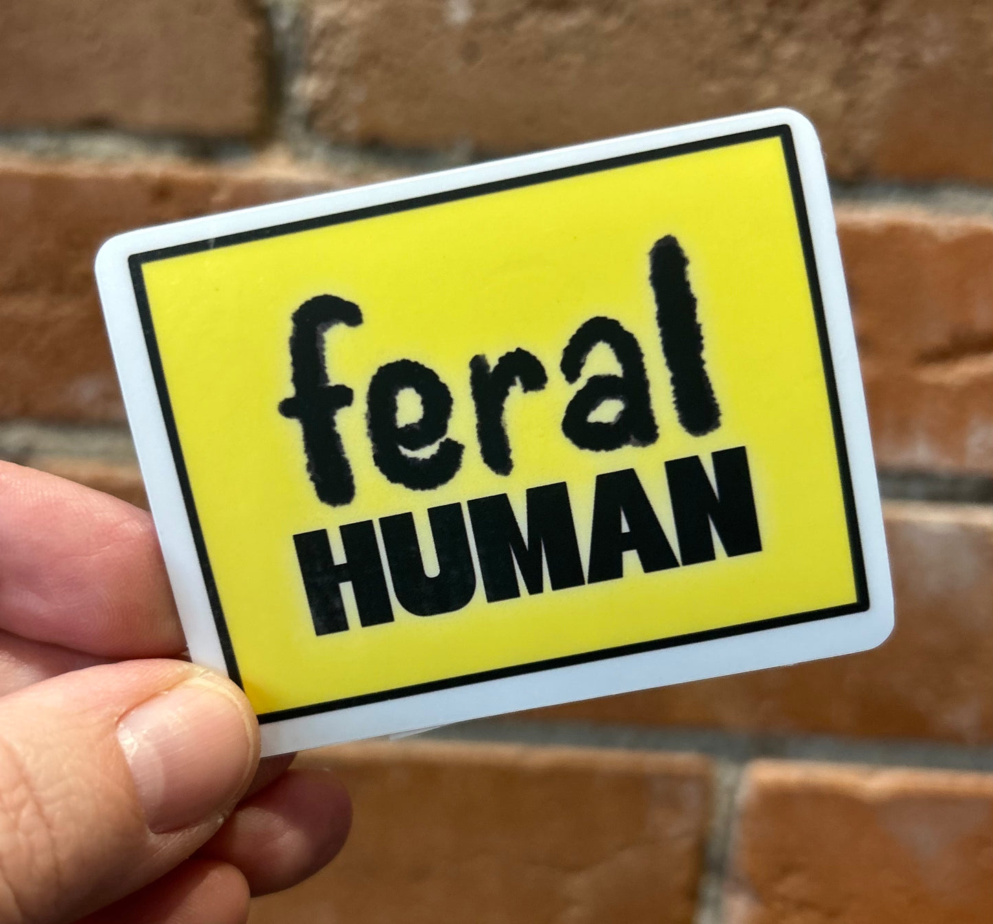 Andromeda Handworks Sticker- Feral Human Sticker