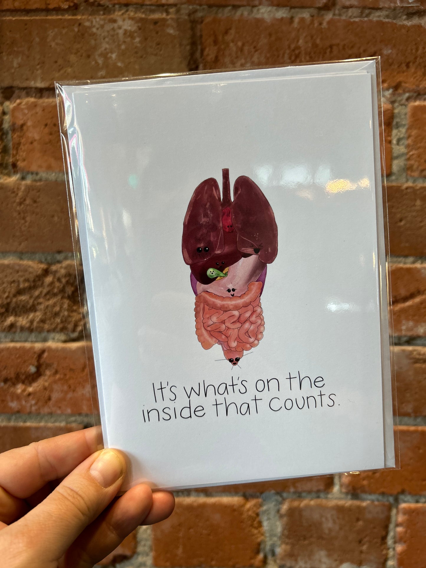 Christine Borst- What's On The Inside Anatomy Card