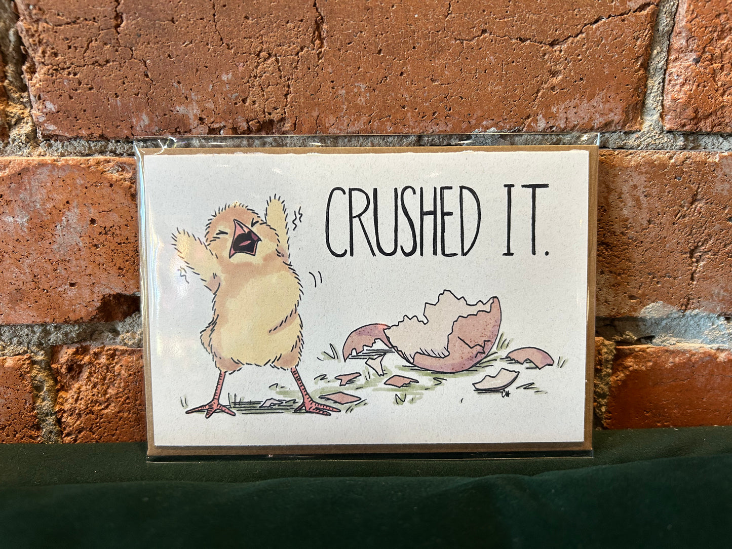 Doodled By Carrie- Crushed It Card