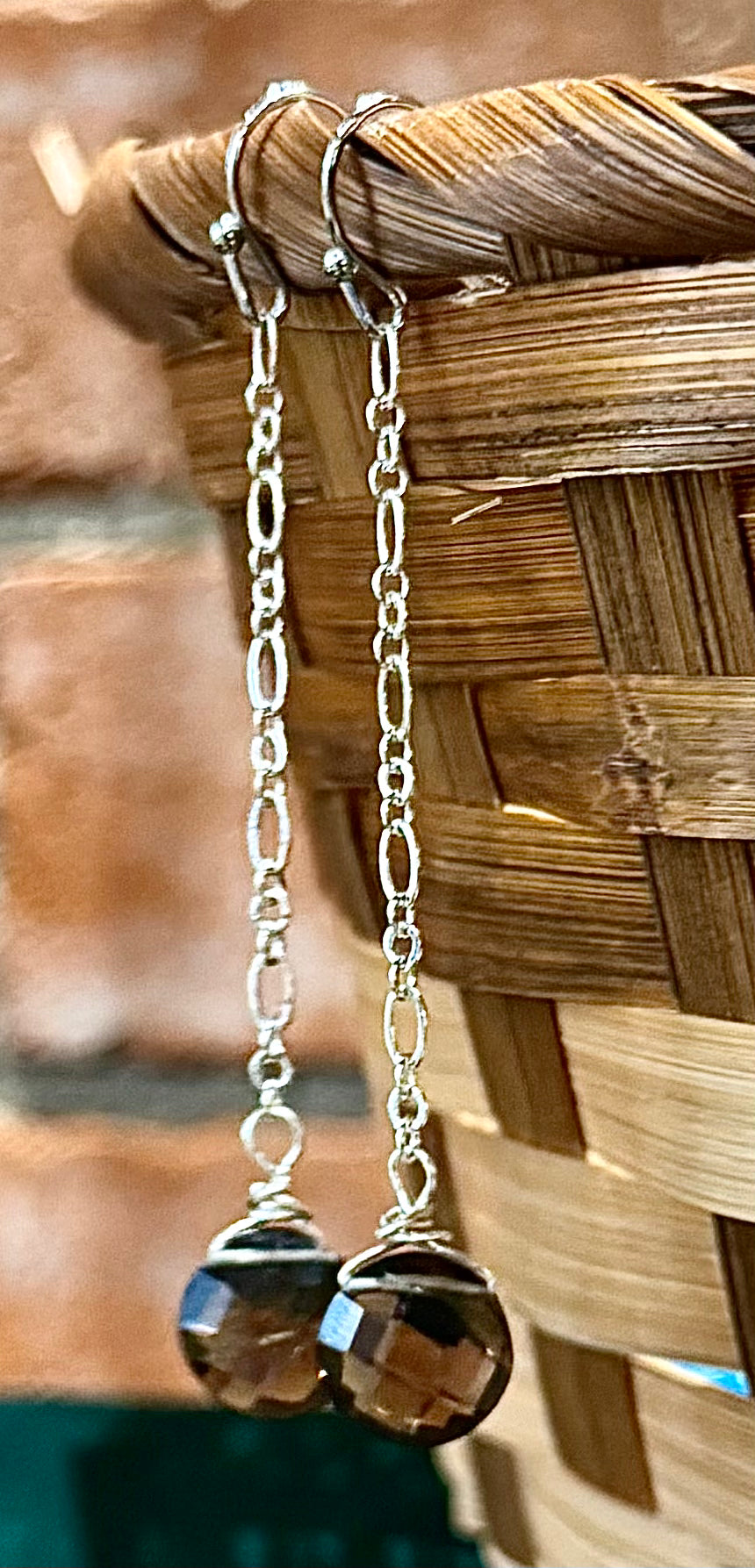 Blossom Designs Smokey Quartz Earrings