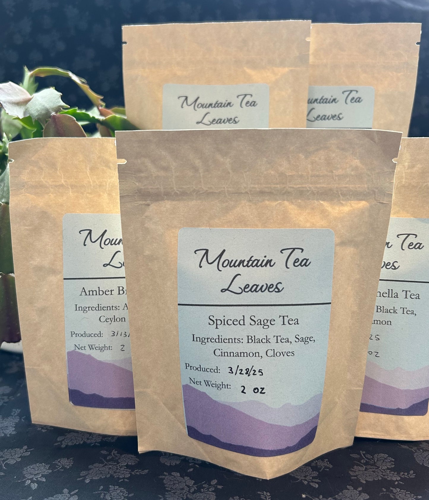 Mountain Tea Leaves- 2 oz Teas