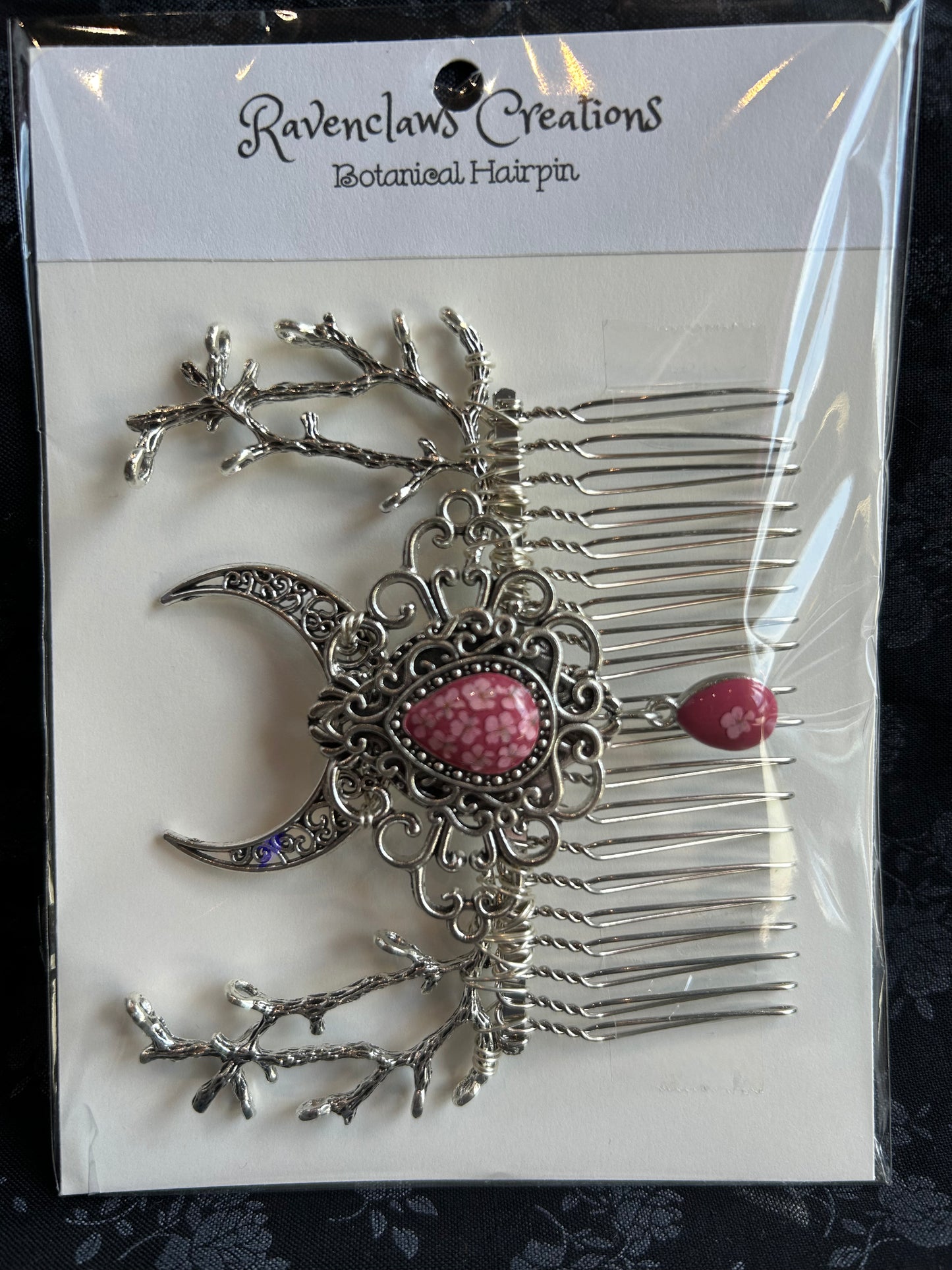 Ravenclaws Creations- Botanical Hairpin