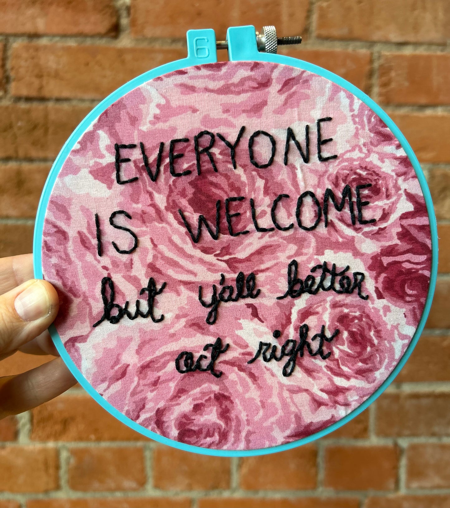 Everyone is Welcome Hoop