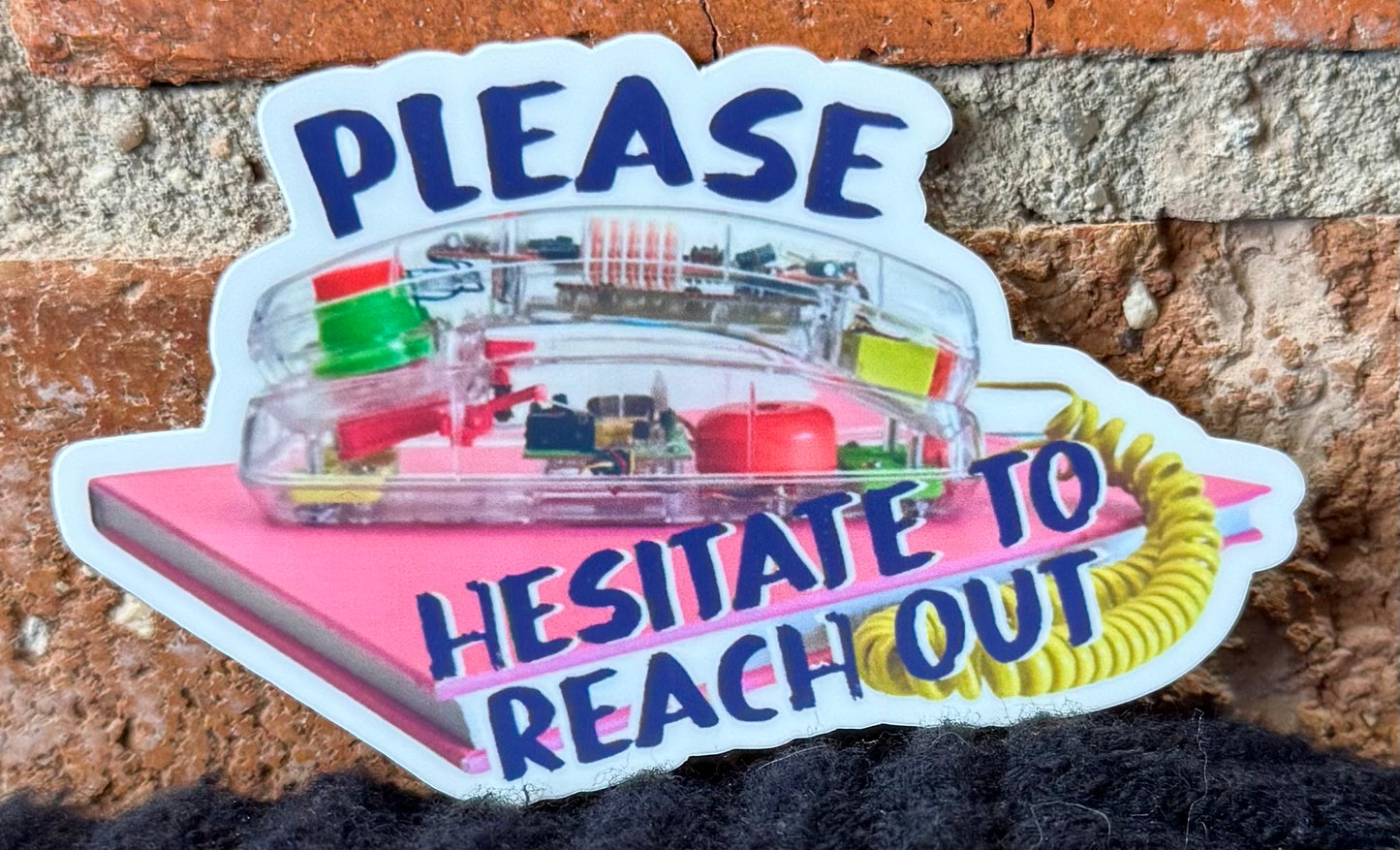Nostalgia Sticker Series- Please Hesitate to Reach Out