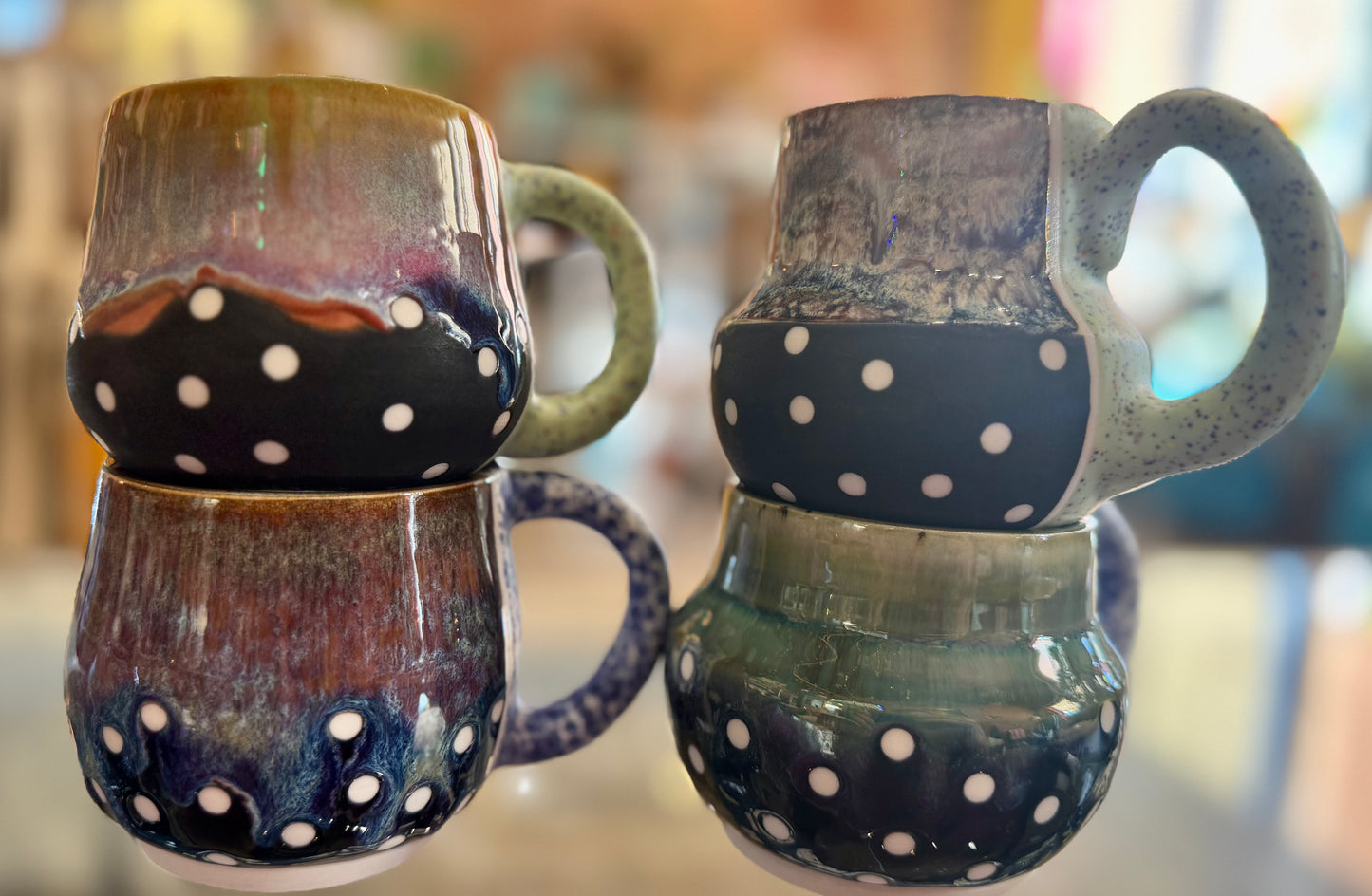 Spunky Sloth Ceramics- Porcelain Mugs
