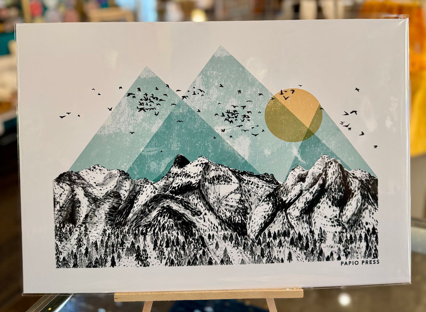 Olympia- Papio Press: The Mountains Art Print