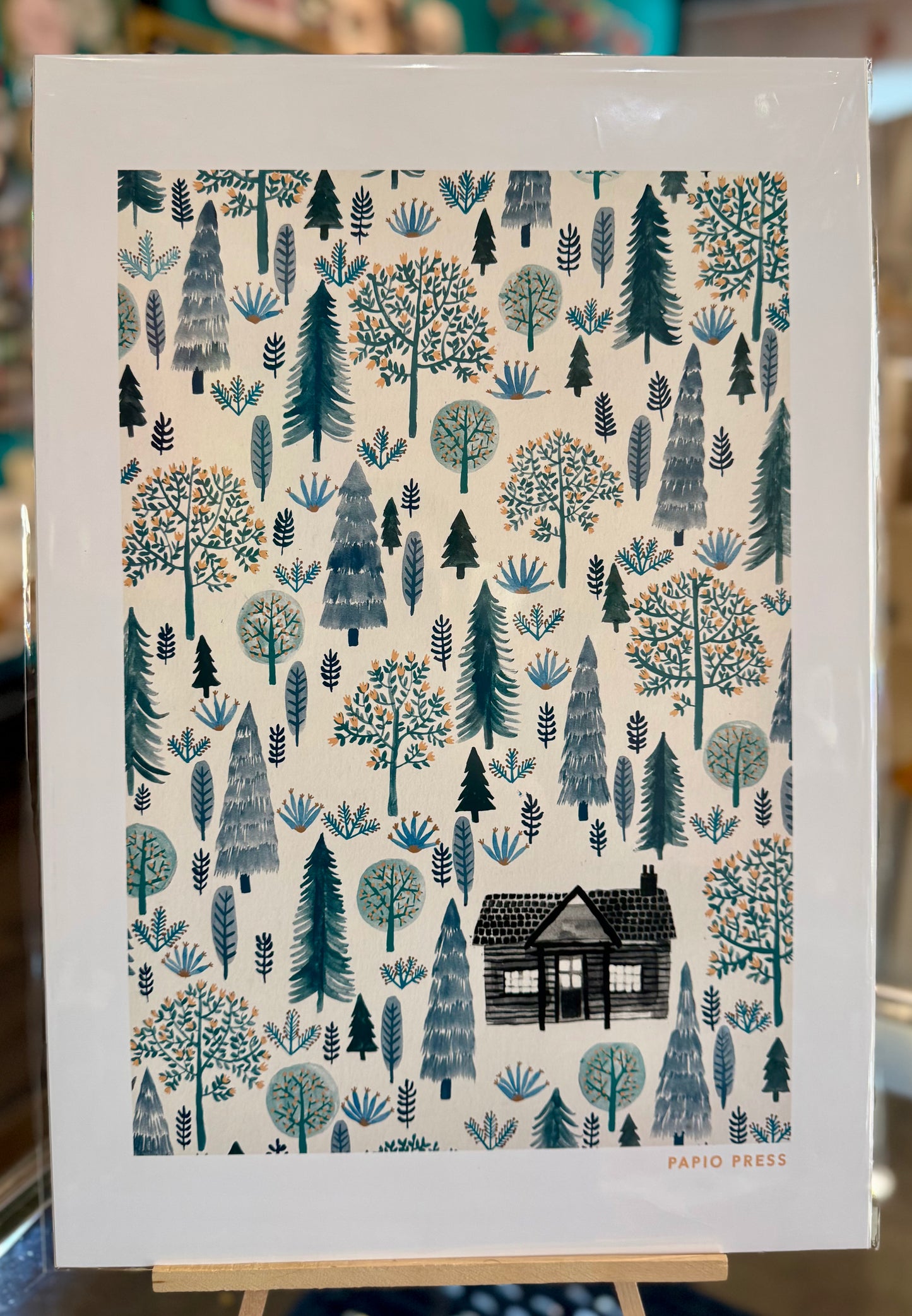 Olympia- Papio Press: The Log Cabin Art Print