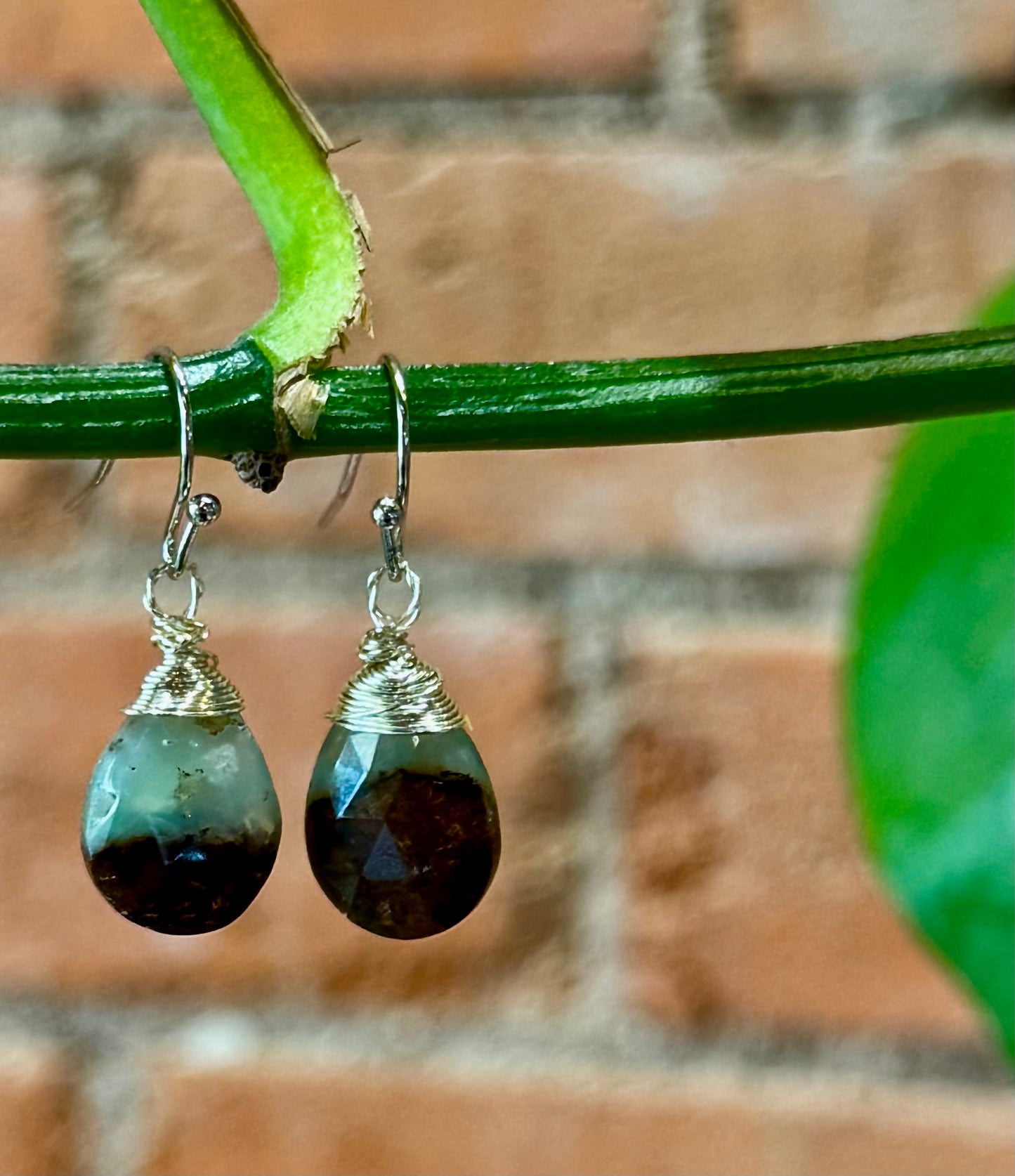 Blossom Designs Jasper Drop Earrings