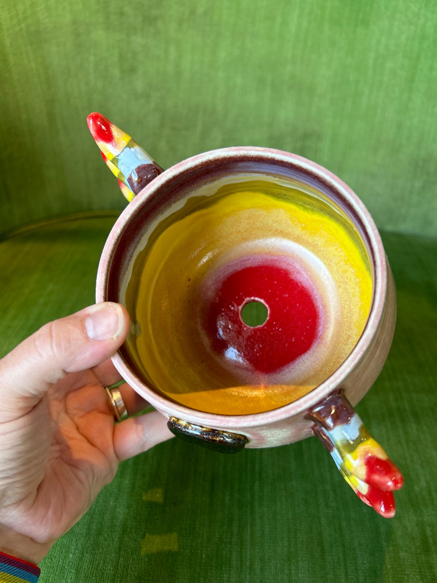 Spunky Sloth Ceramics- Axolotl Planter