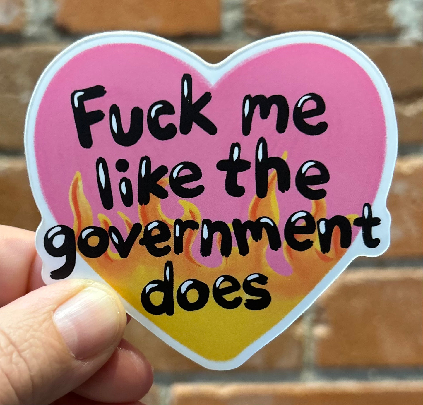 Punk & Funk- Sticker- Like the Government