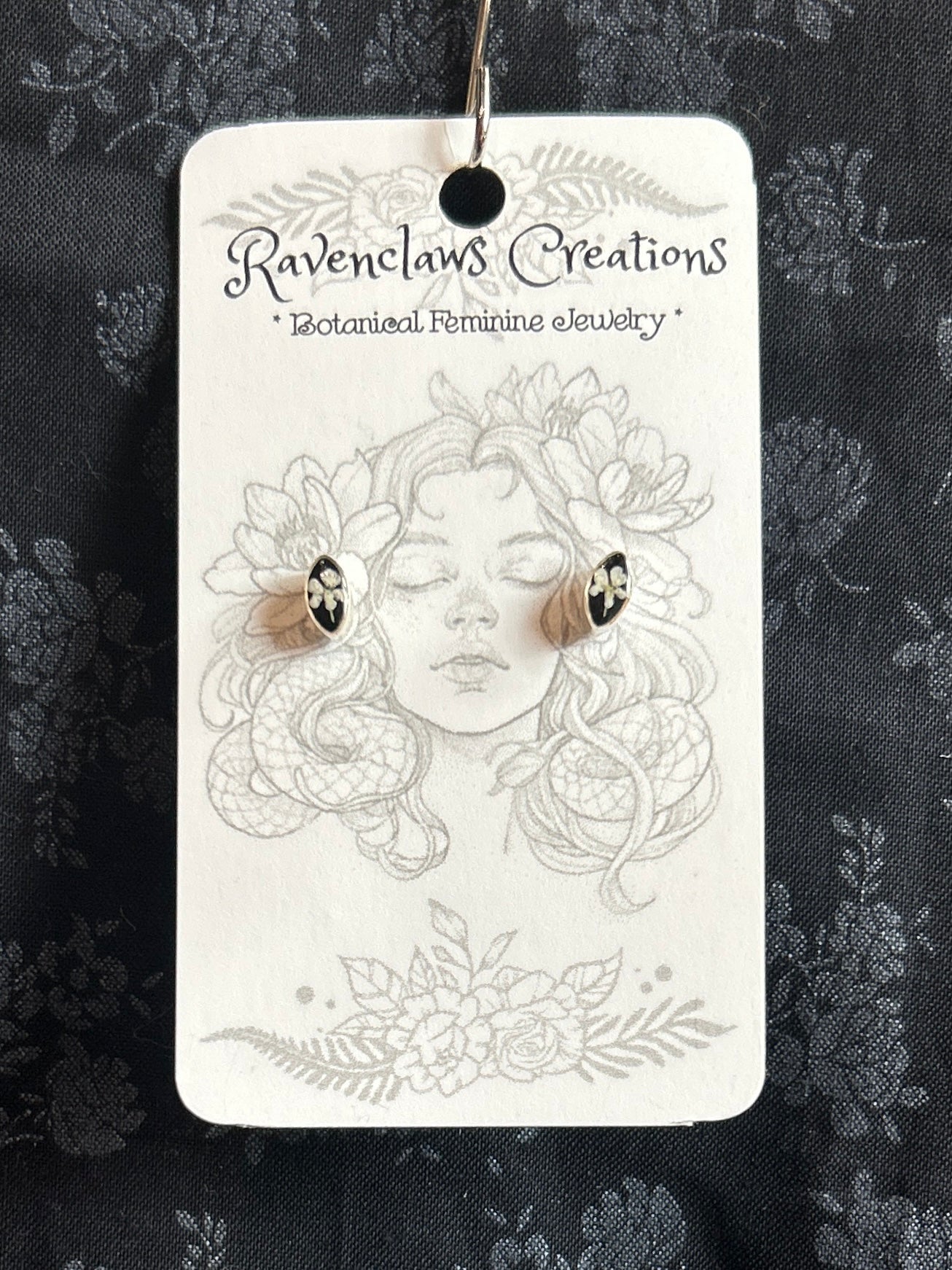 Ravenclaws Creations- Botanical Earring Studs