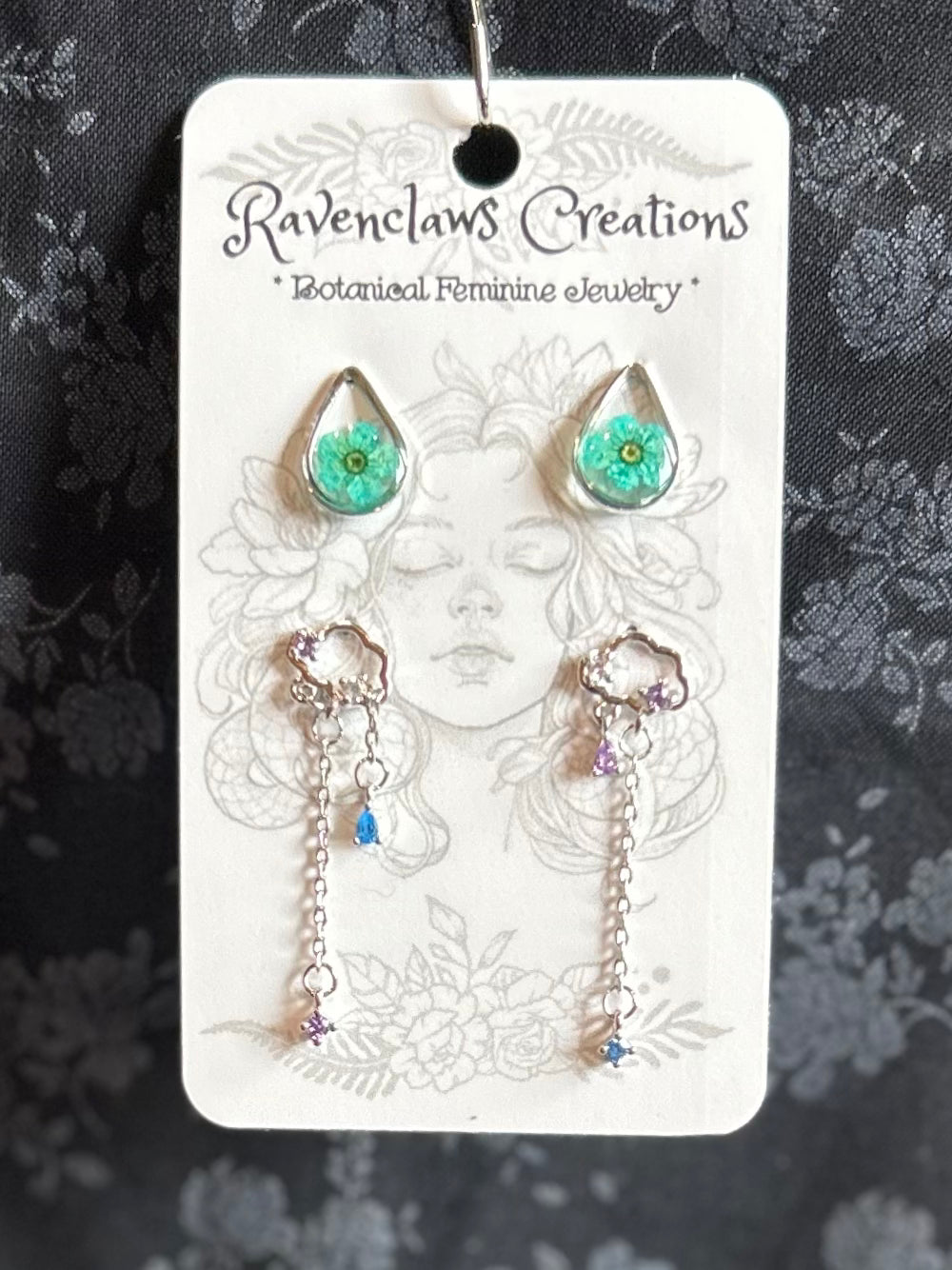 Ravenclaws Creations- Botanical Earring Studs
