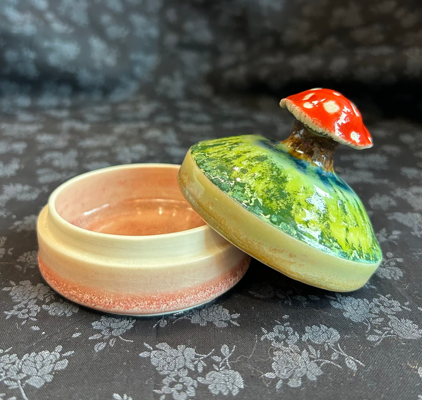 Spunky Sloth Ceramics- Mushroom Box