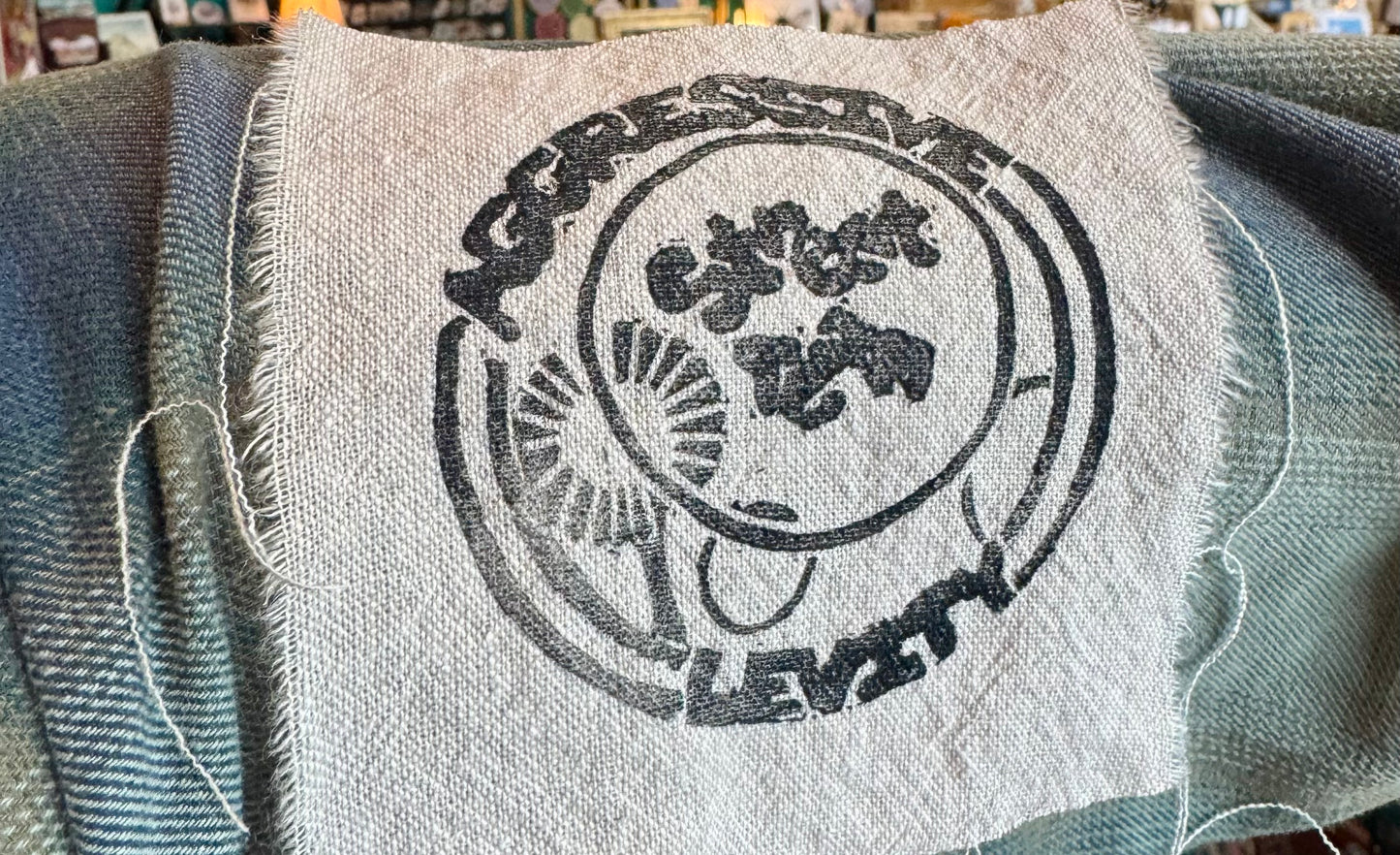 Tactile Studios- Hand Stamped Patched