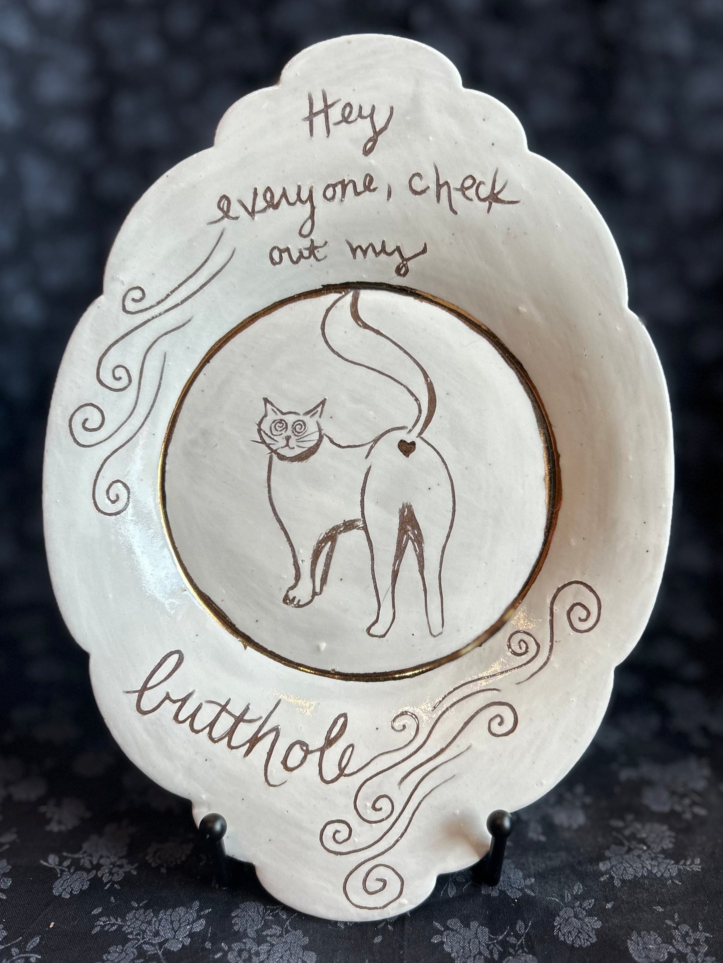 Nitra Olsen Ceramics- Cat Lover Dishware