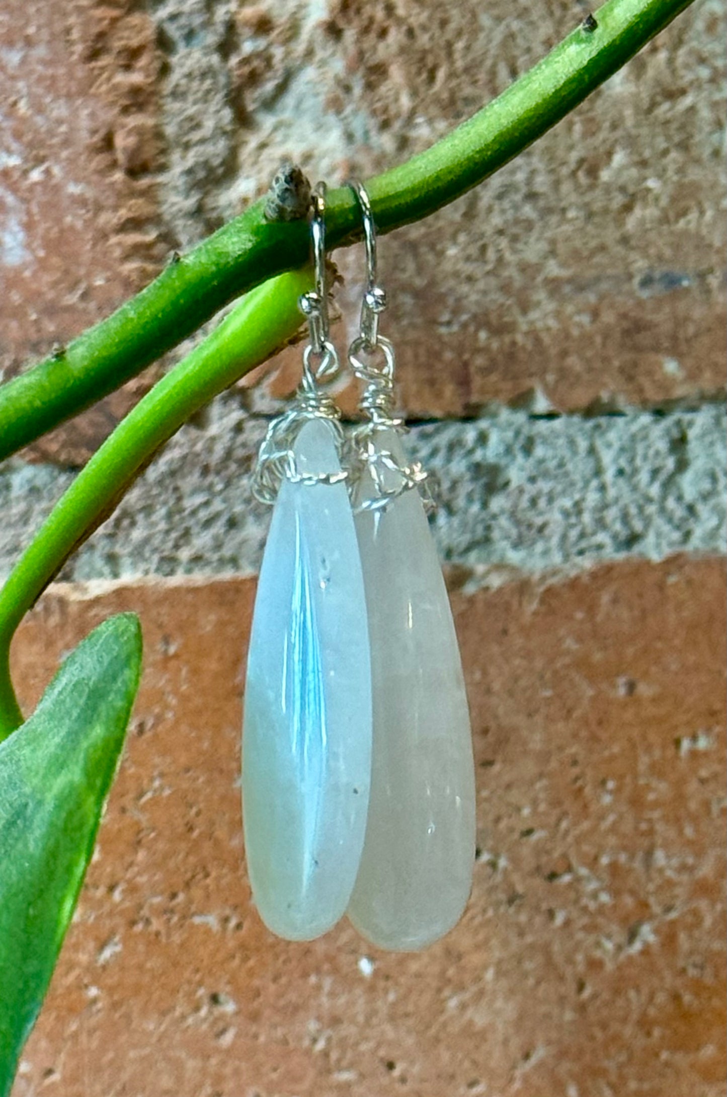 Blossom Designs Quartz Dangle Earrings