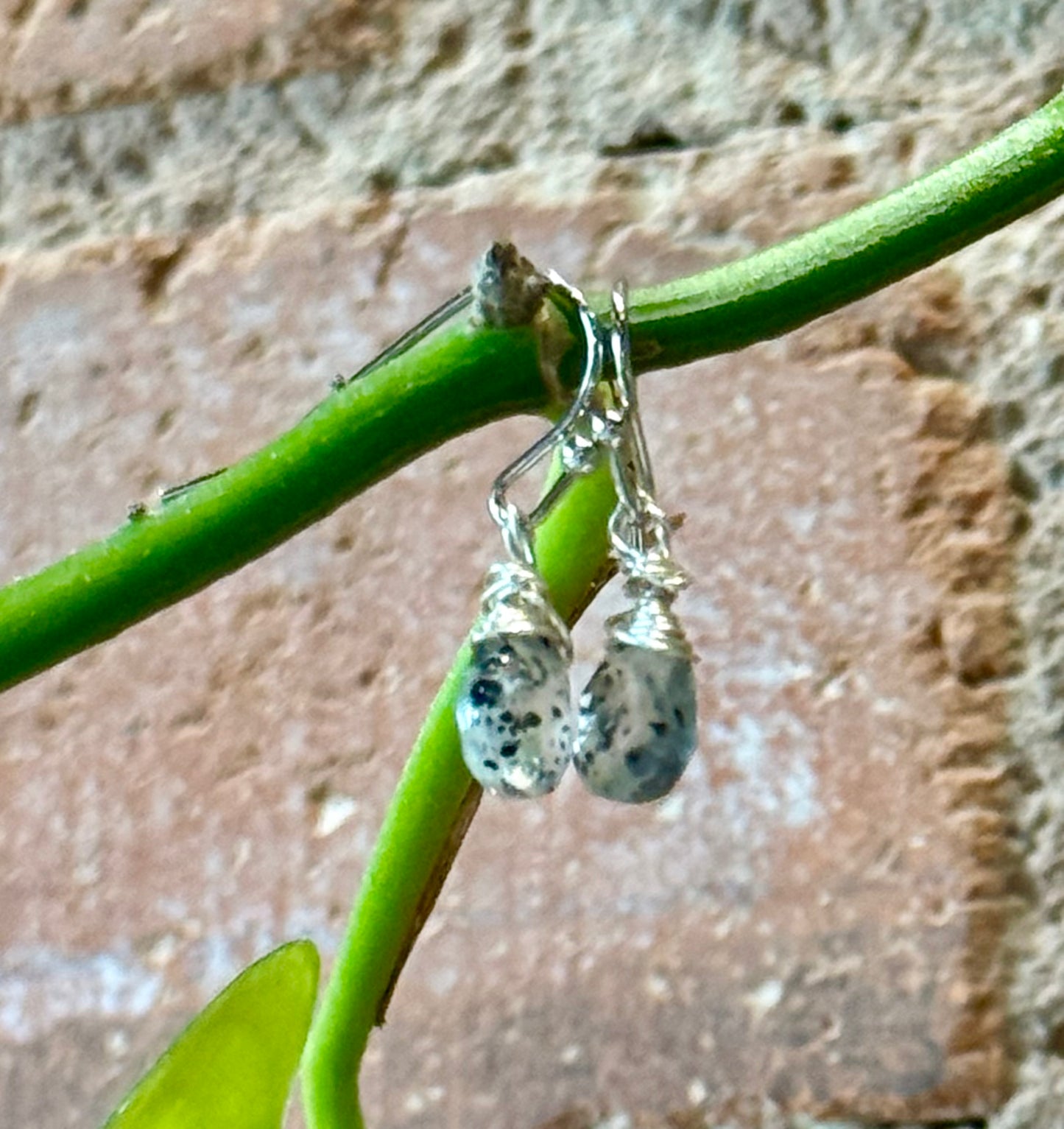 Blossom Designs Polka Dot Quartz Earrings