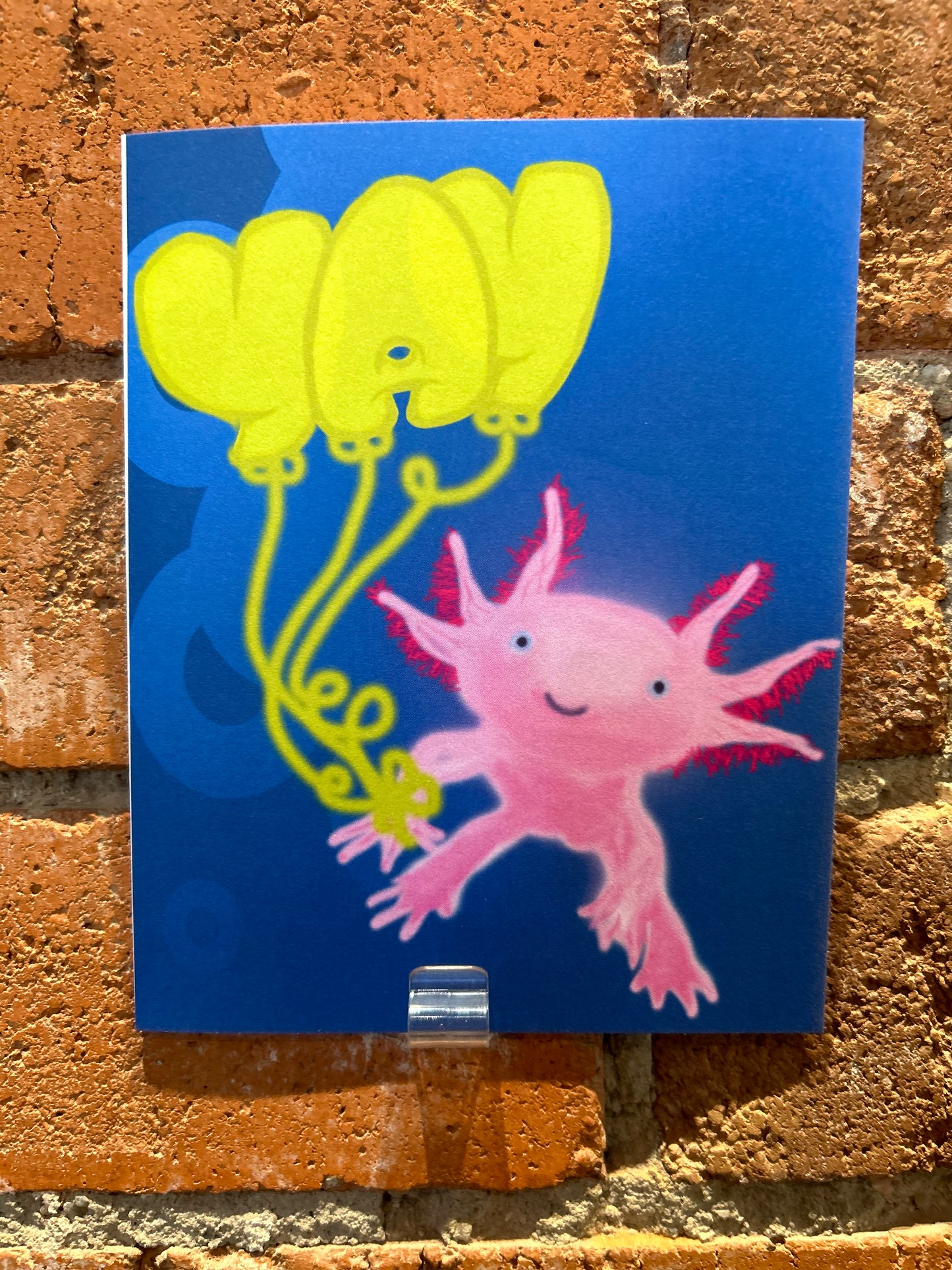 Axolotl YAY! Card